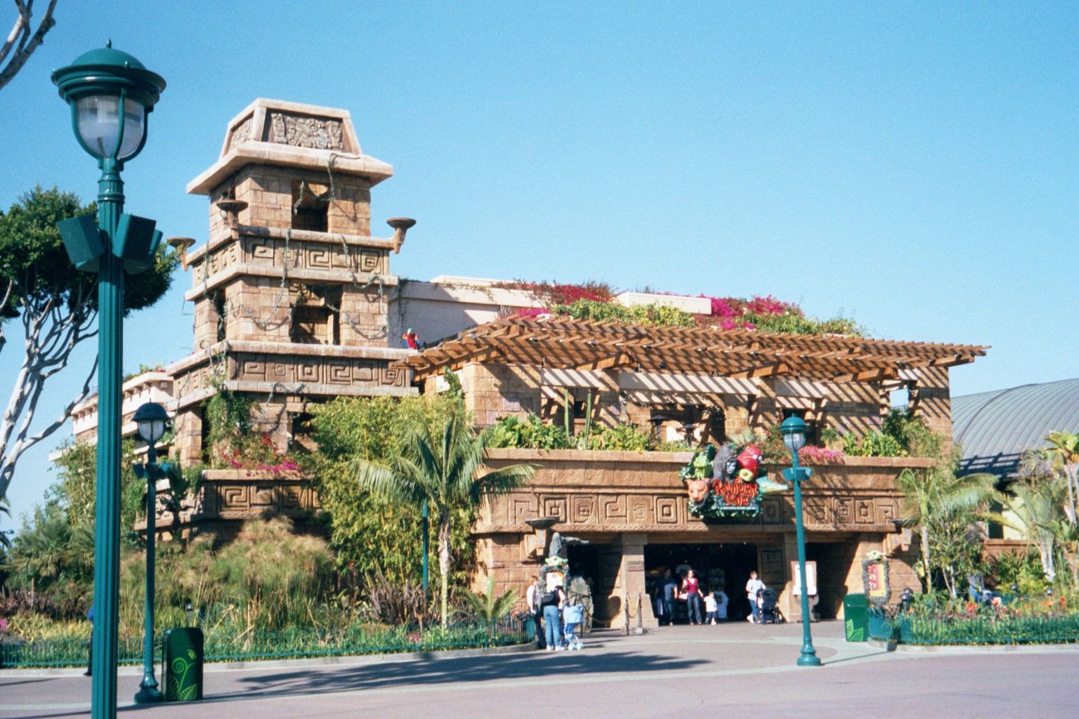 Disneyland is 10 miles east of Signal Hill. Here, on the west side of the park, is the new Downtown Disney, opened in 2001 and cousin to a l
