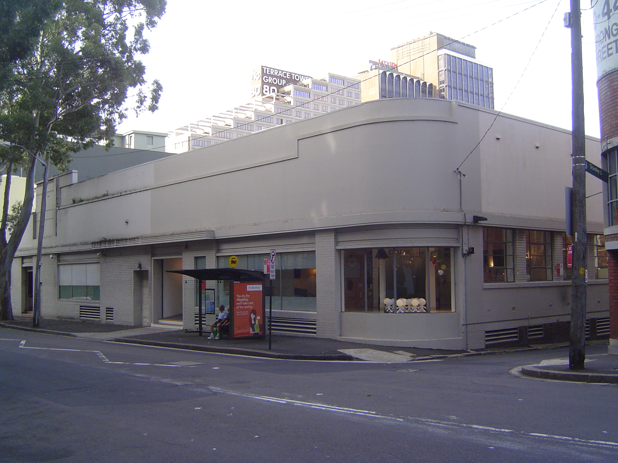 Just off William Street, there's this ex-Packard dealership, later Mario's Restaurant and more.