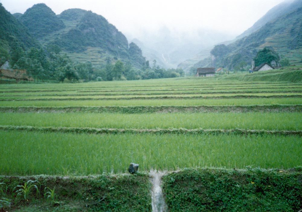 A few miles north of Zhenxiong, this beautiful valley.