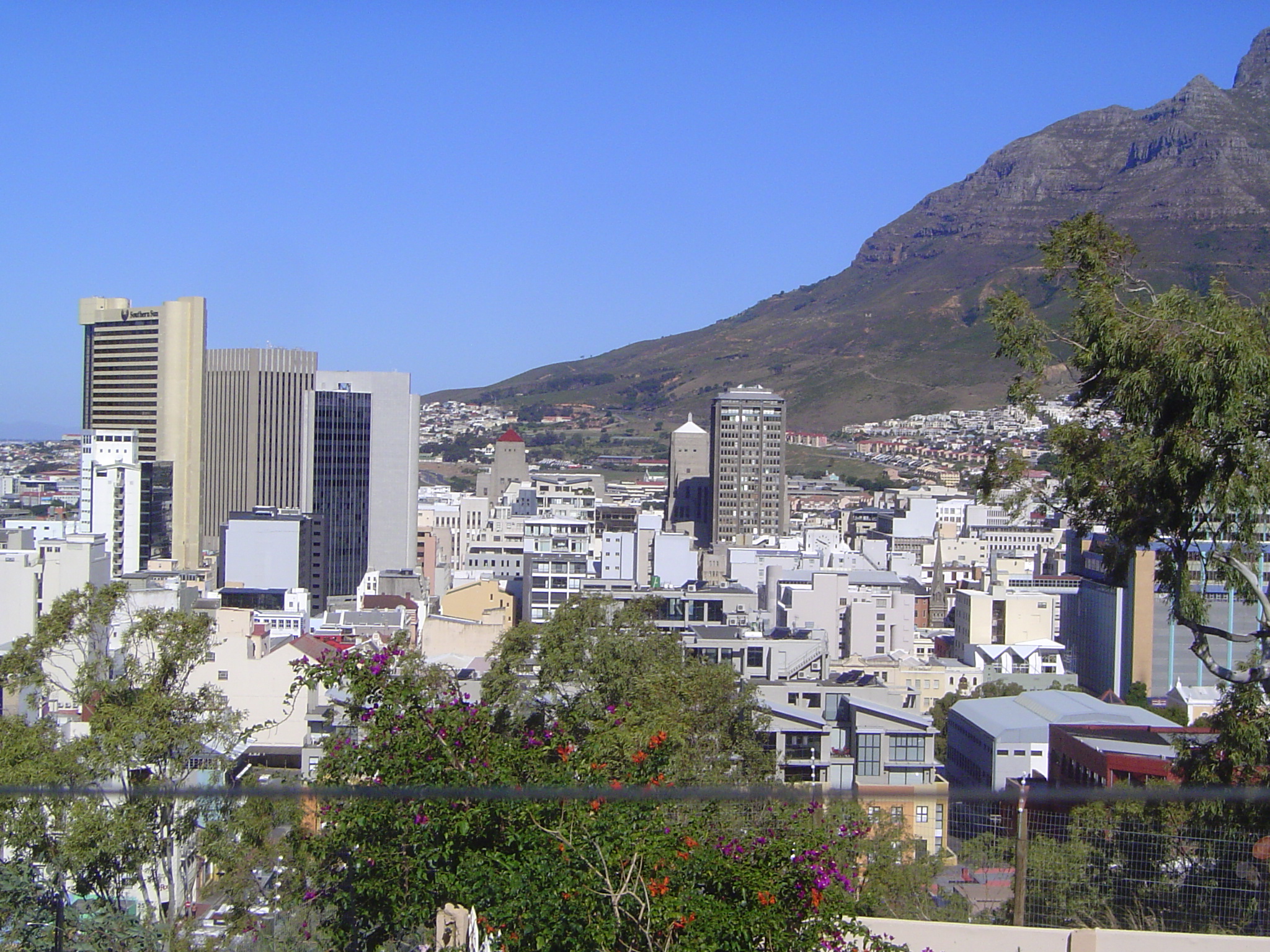 They don't look so big when Table Mountain comes into view.