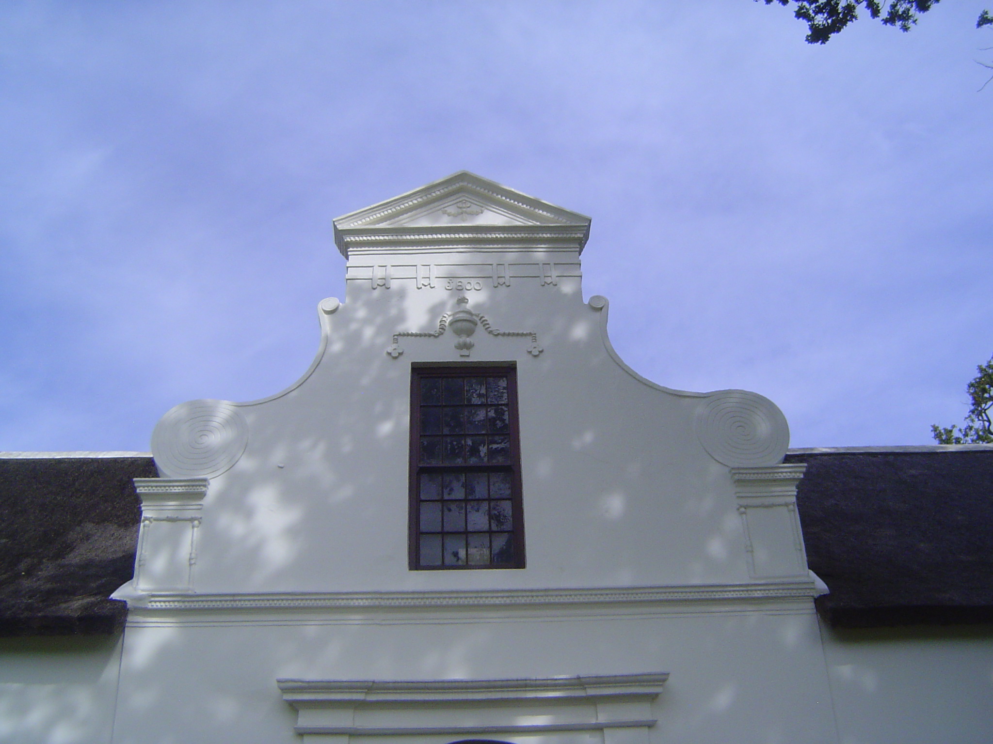 The gable is dated 1800, but the house is much older.