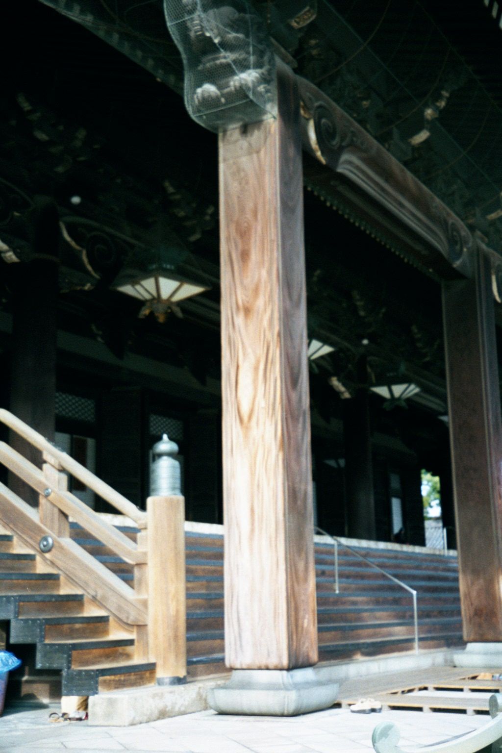Posts and beam.