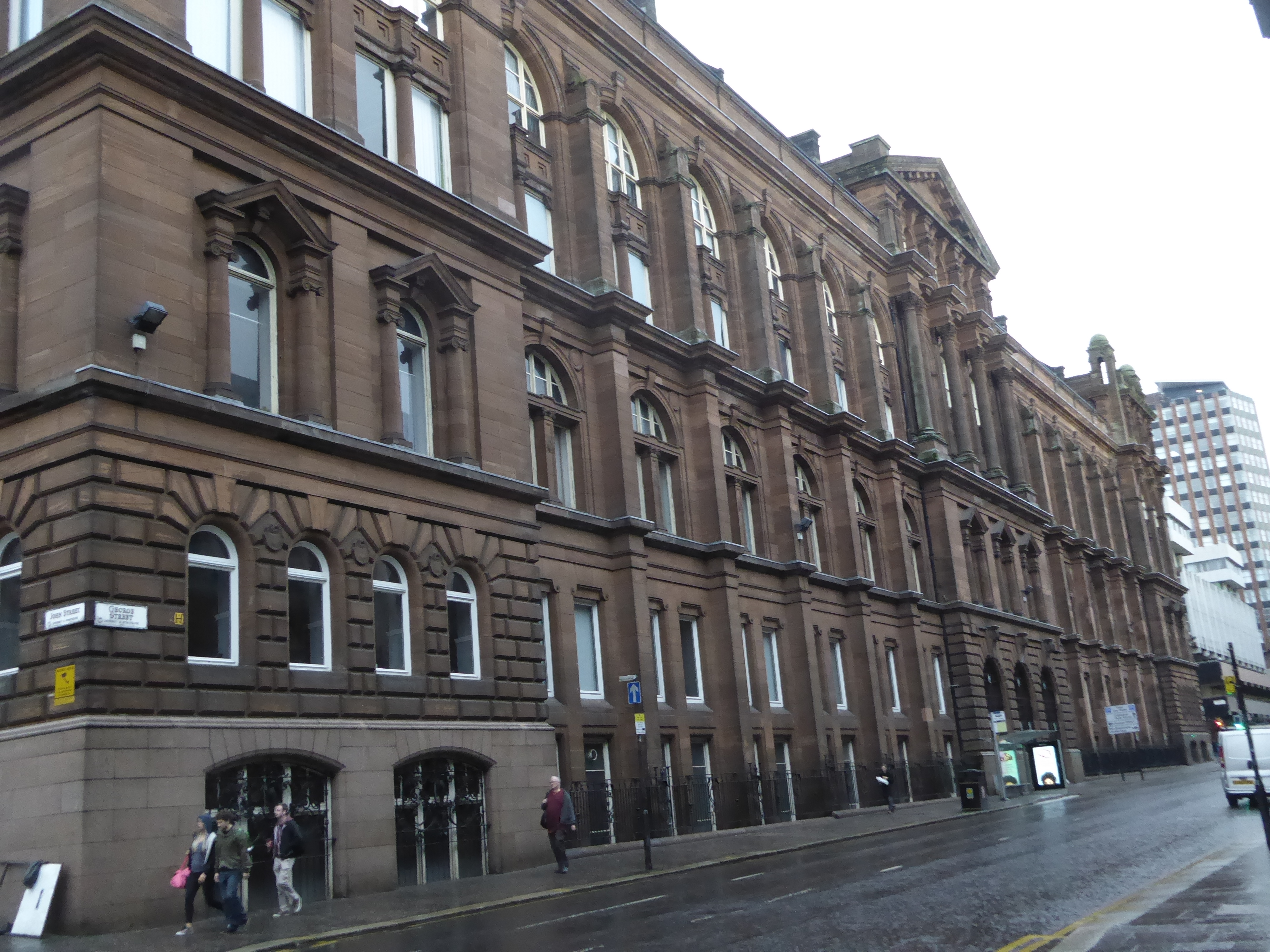 More from the Barclay Boys, in this case on George Street just north of the City Chambers extension. It's the Royal College of Science and T