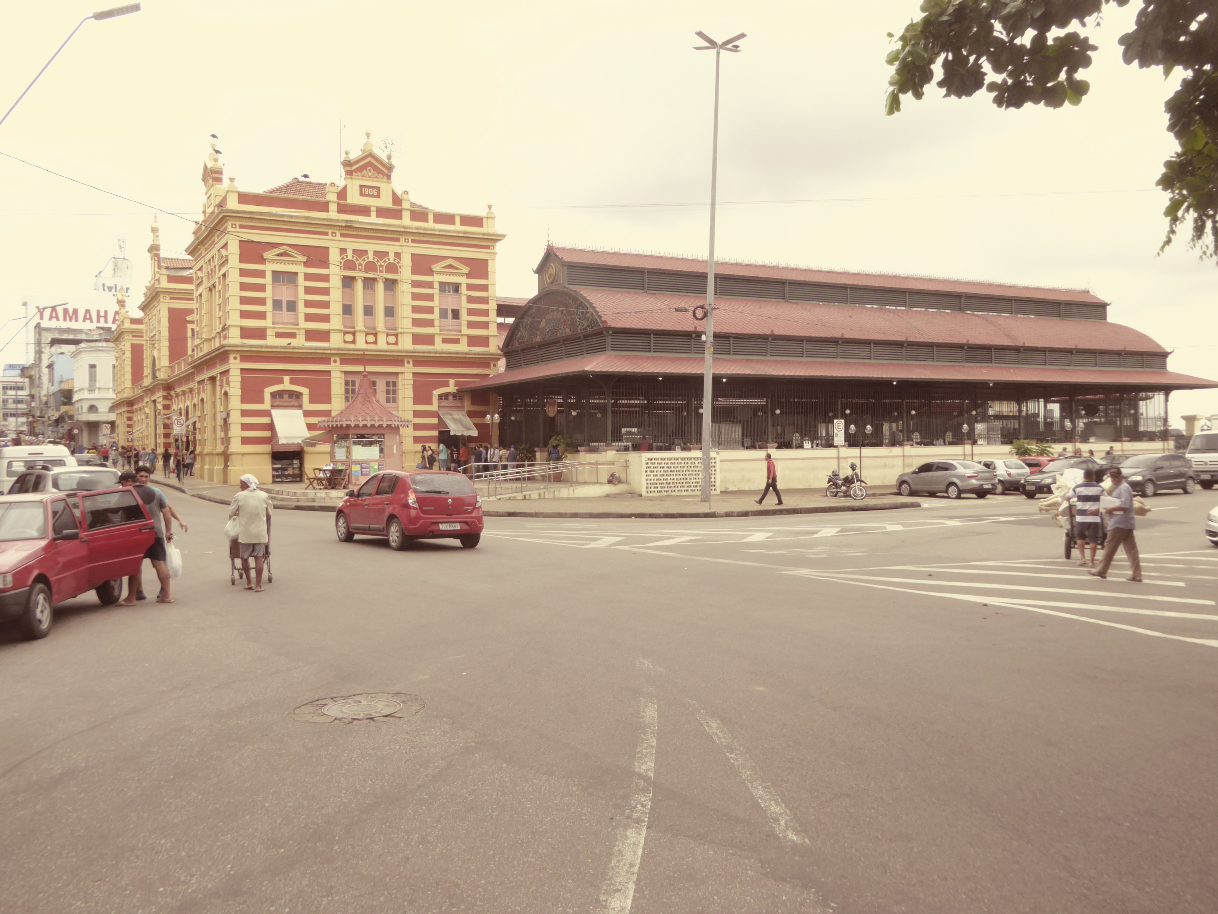 The sheds were closed for about eight years until, refurbished, they opened again in 2013. Streetcars once ran past the market's palatial of