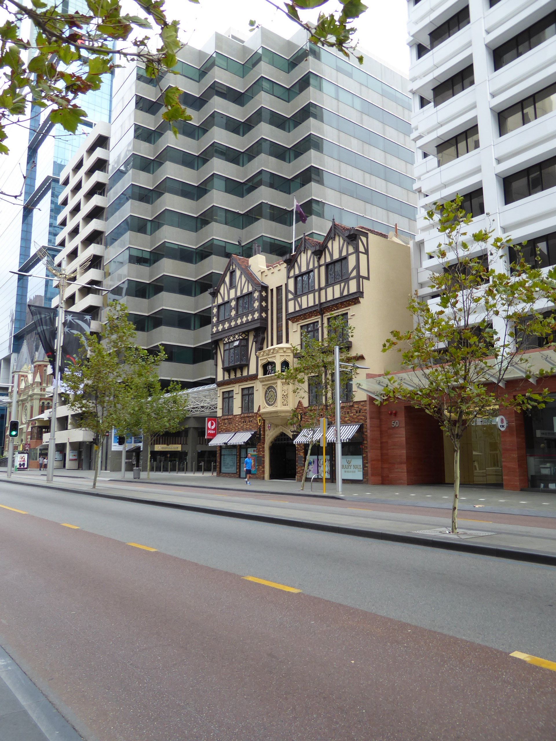 The sawtoothed building is now known as 66 St. George's Terrace. The owner is Investa Office Fund, which bought the building in 2012 for $82