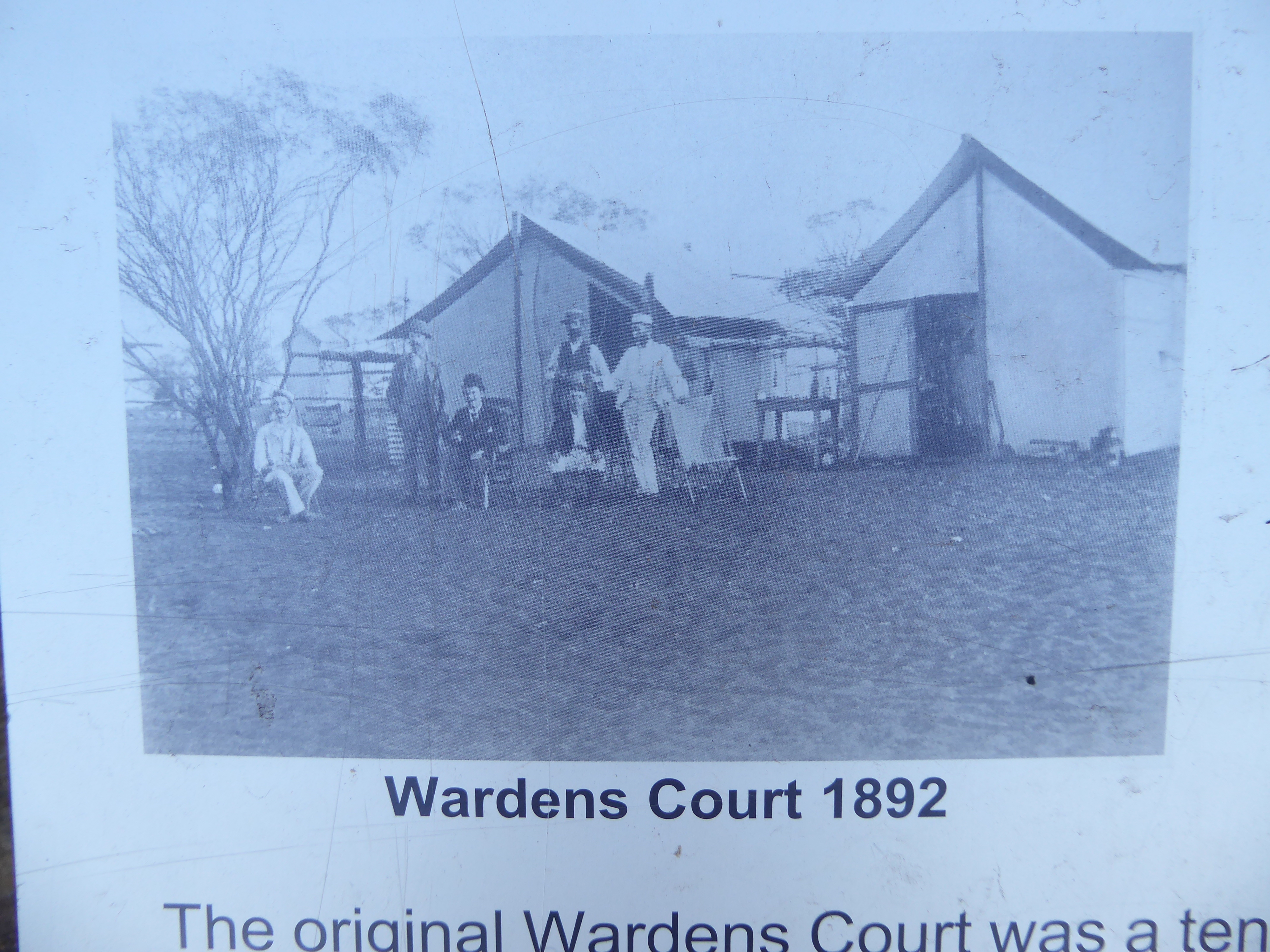 From The Western Mail, 12 May 1894: "The immense business of the Warden's Court, where there are still 80 cases of jumping alone to be settl
