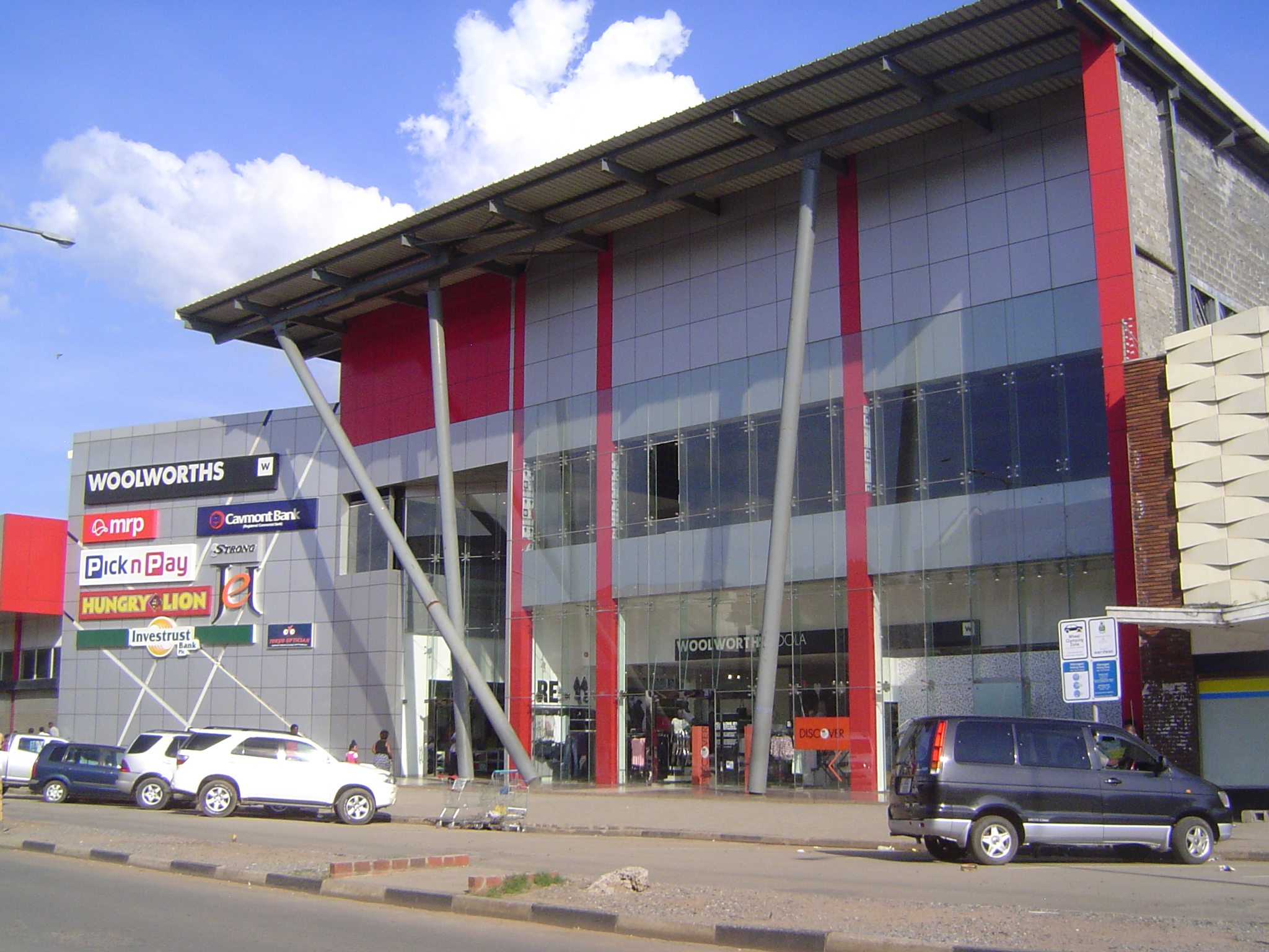 Still, there's money in town, and it shows up here on President formerly Cecil at a shopping center dominated surprise! by South African fir