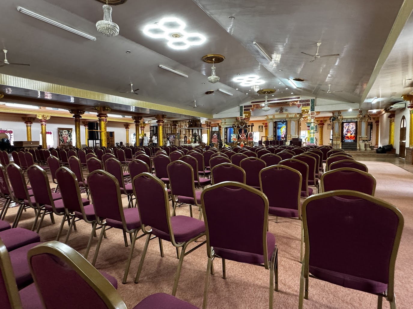 The adjacent hall.
