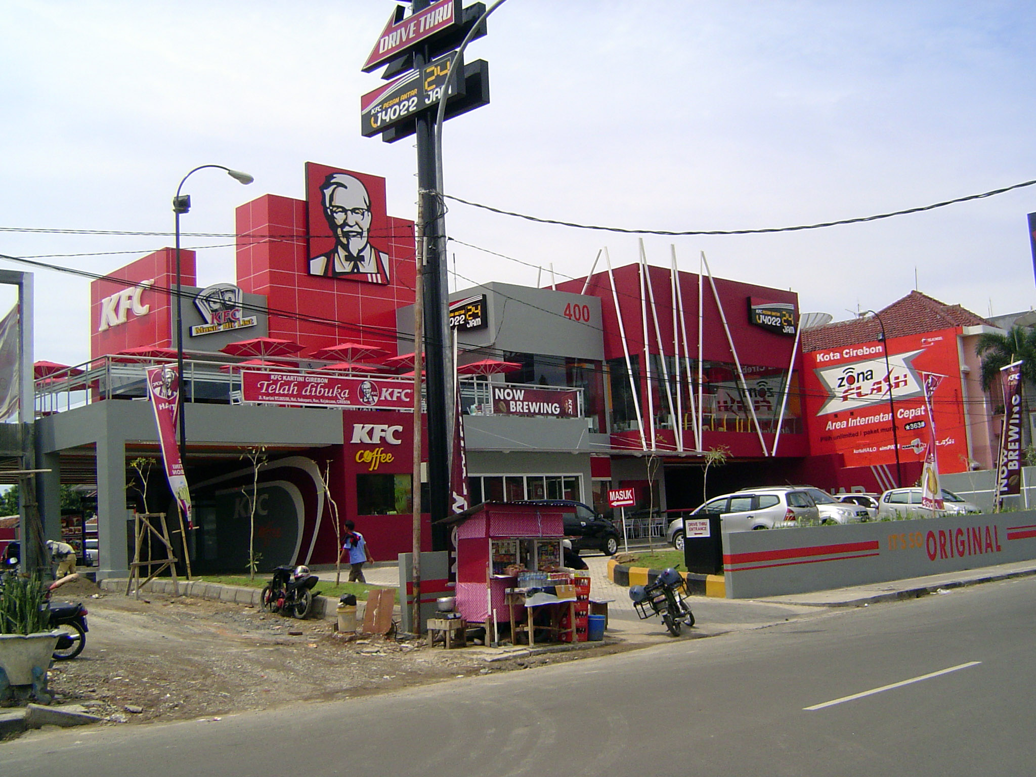 Moving right along, the biggest KFC you've seen this week.