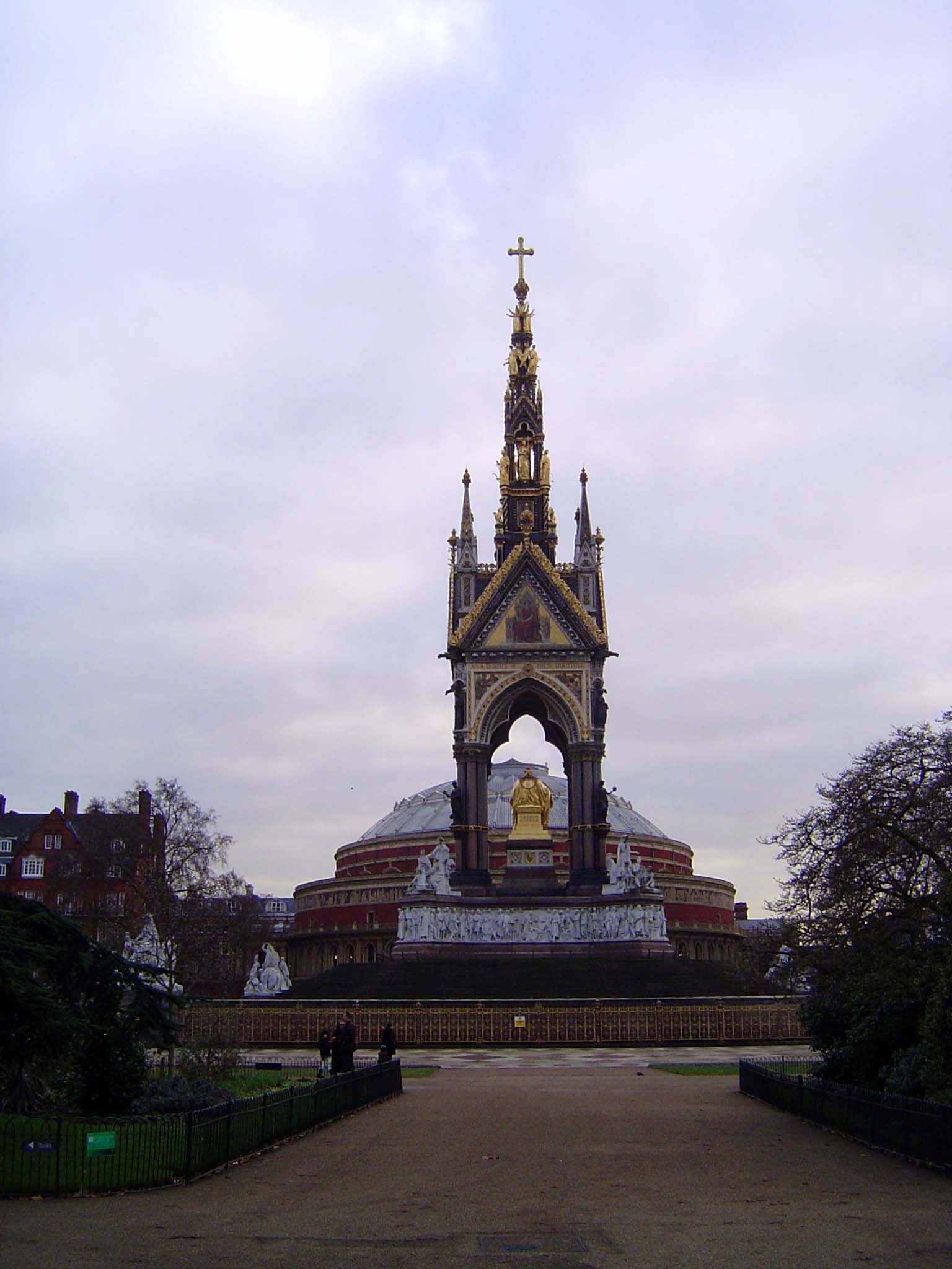 Here, perhaps, is a better or at least more conventional one. Pevsner writes: "This 'memorial of our Blameless prince' Builder, 1863, p. 361