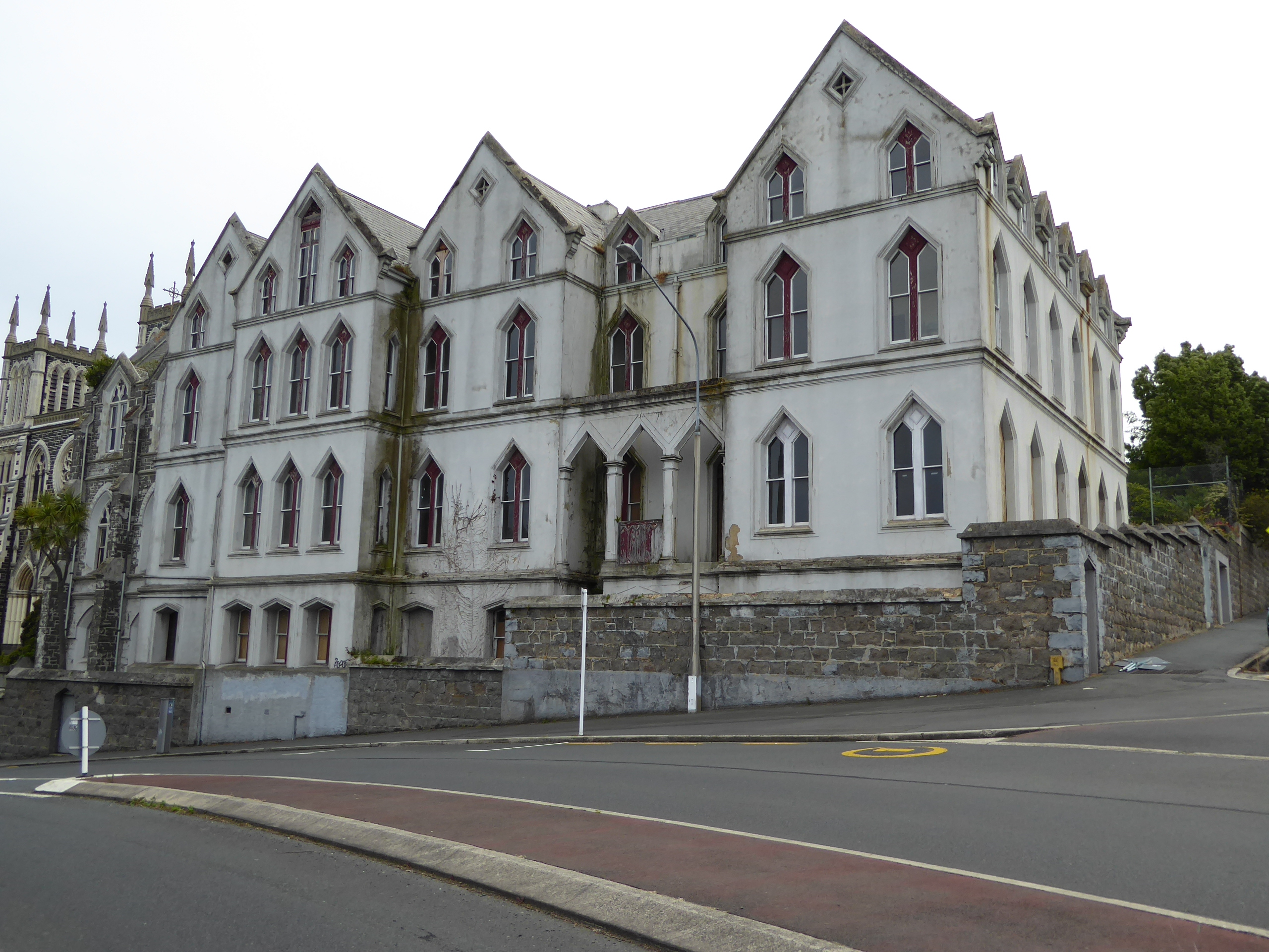 Speaking of schools, this one's waiting for a location scout working on a movie about the joys such, such joys of Victorian schooling. It's