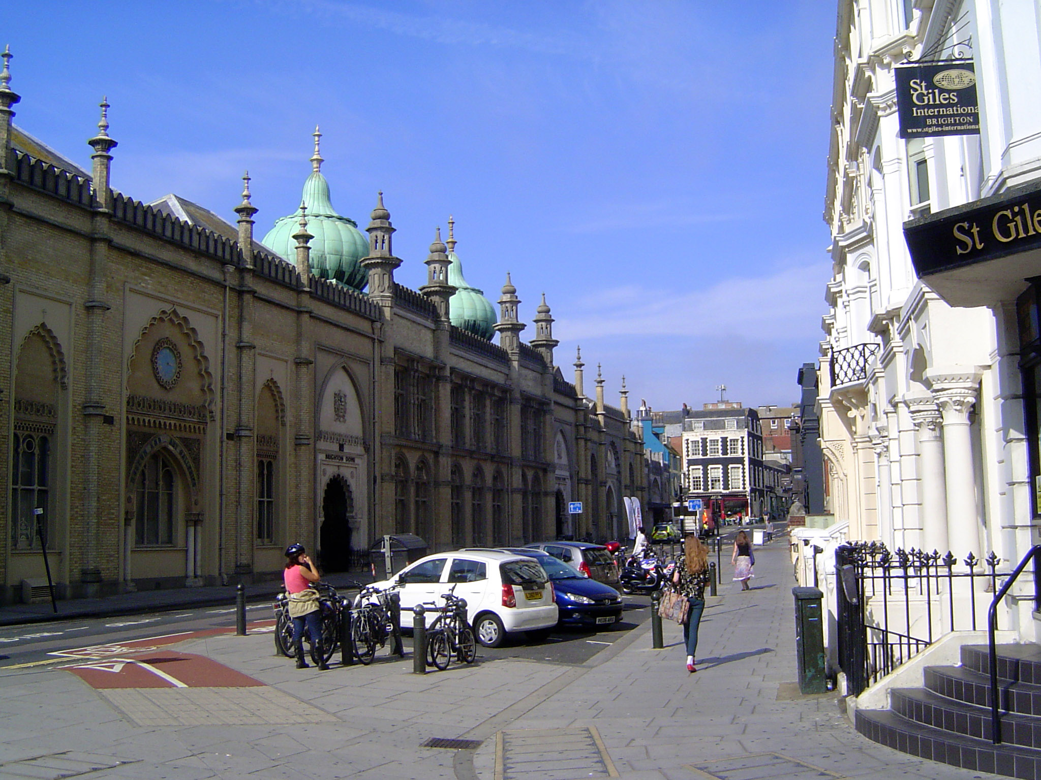 It's never had much surrounding space, as this picture of the former stables on Church Street suggests.