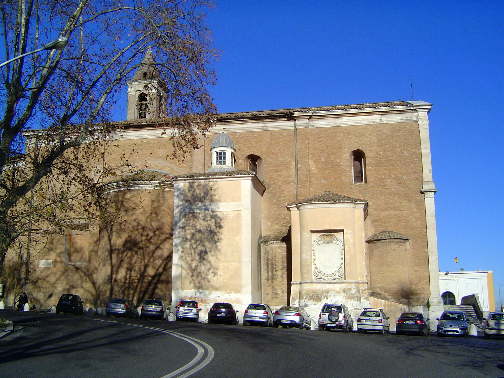 One last basilica, this one S. Pietro in Montorio, on the other side of the Tiber.