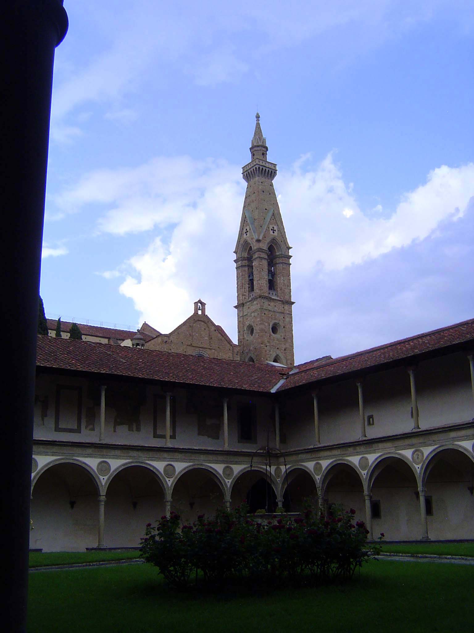 The cloister.