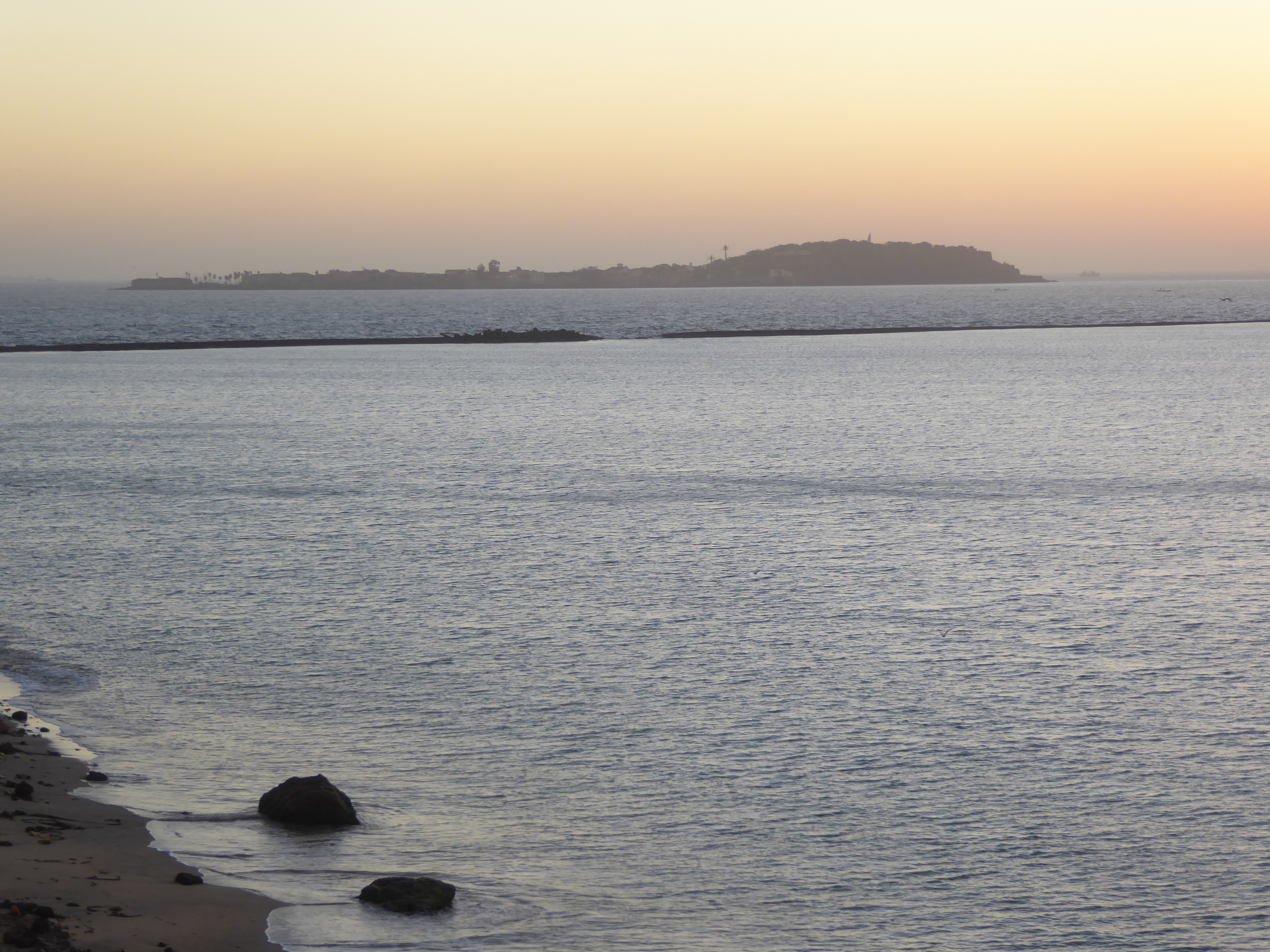 Oh, why not: dawn over Gorée.