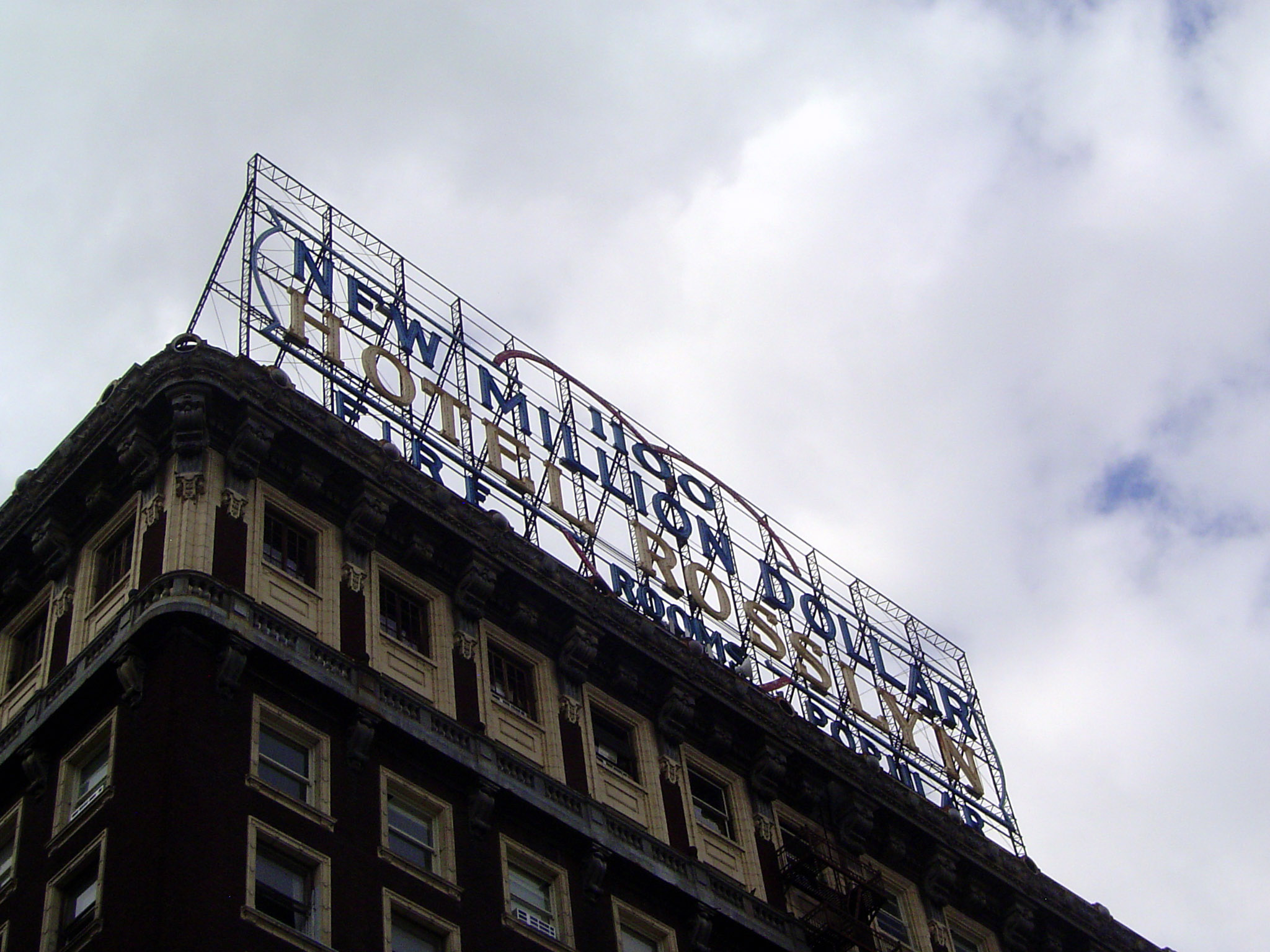 Two blocks away, the original Rosslyn Hotel was now lofts, though residents had to accommodate themselves to the many hardluck stories nearb