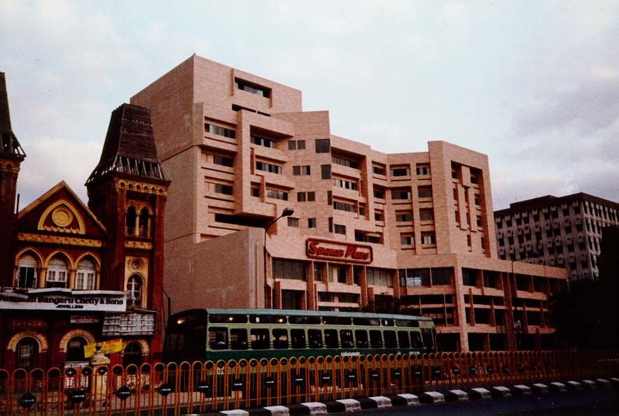 Old and new in central Chennai Madras.