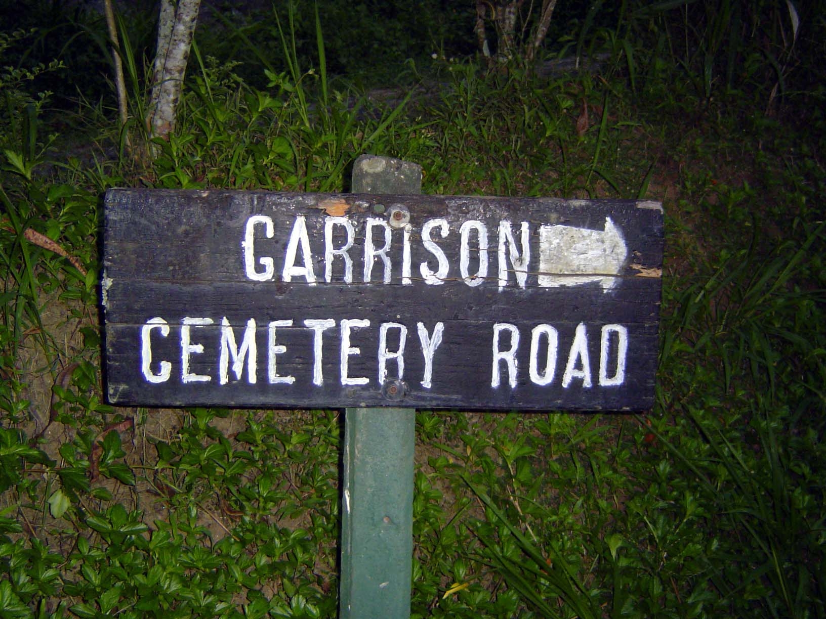 We begin with the Garrison Cemetery, established in 1822.