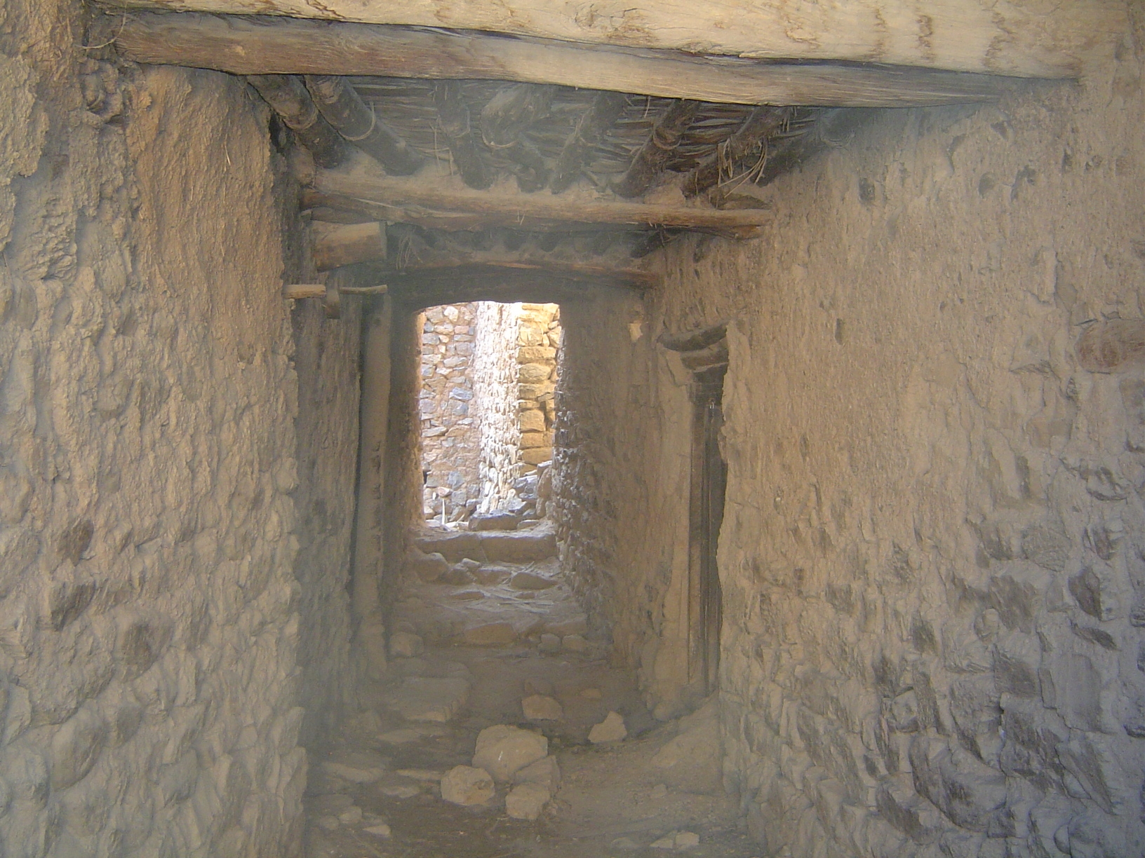 Village street.