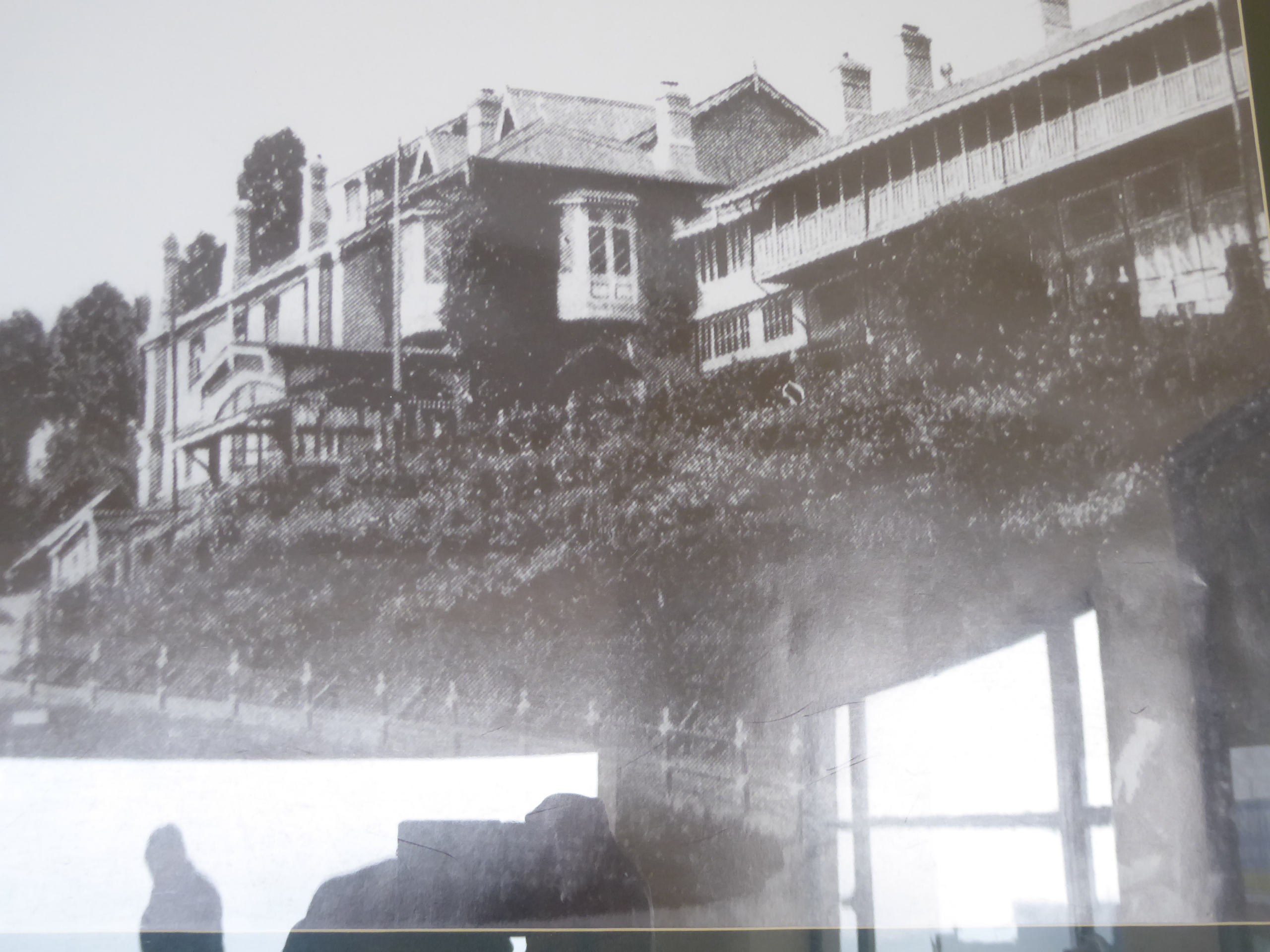 Old photos are on display.