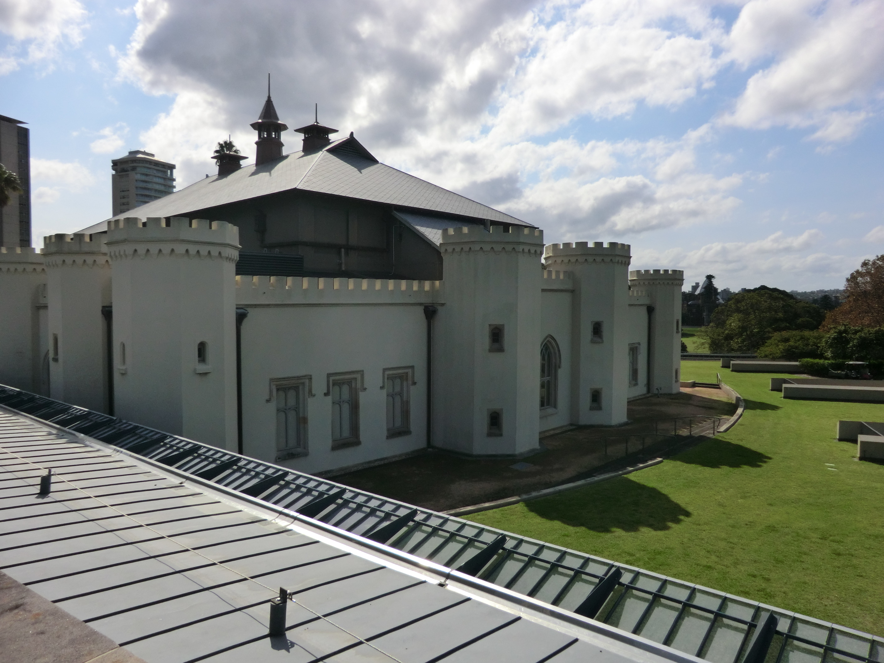 You want to see Government House? Sorry, no luck. You'll have to settle for these fantastic stables, a "palace for horses" built for... wait