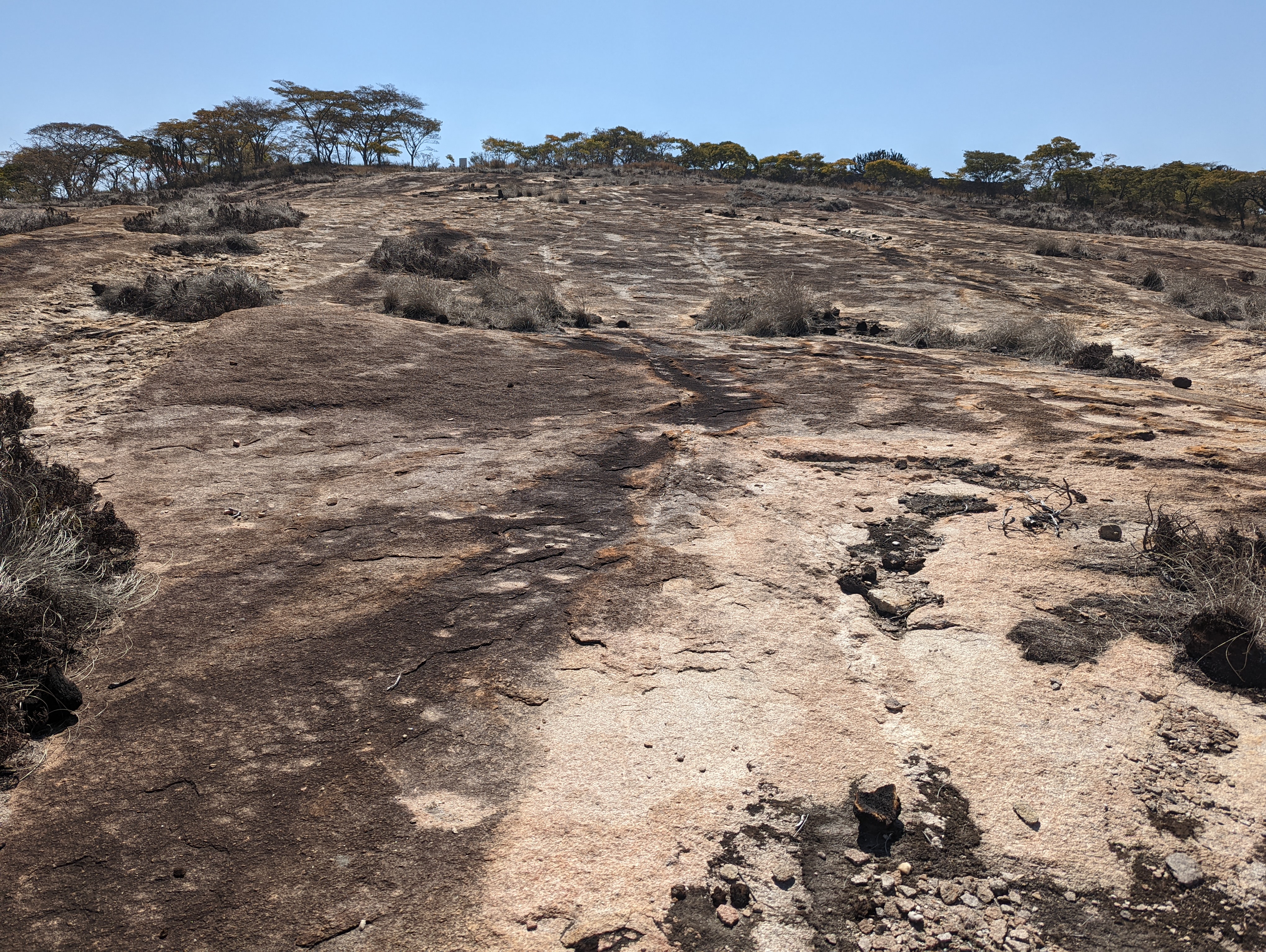 Like Danangombe, we face another granite dome, in this case a much bigger one.