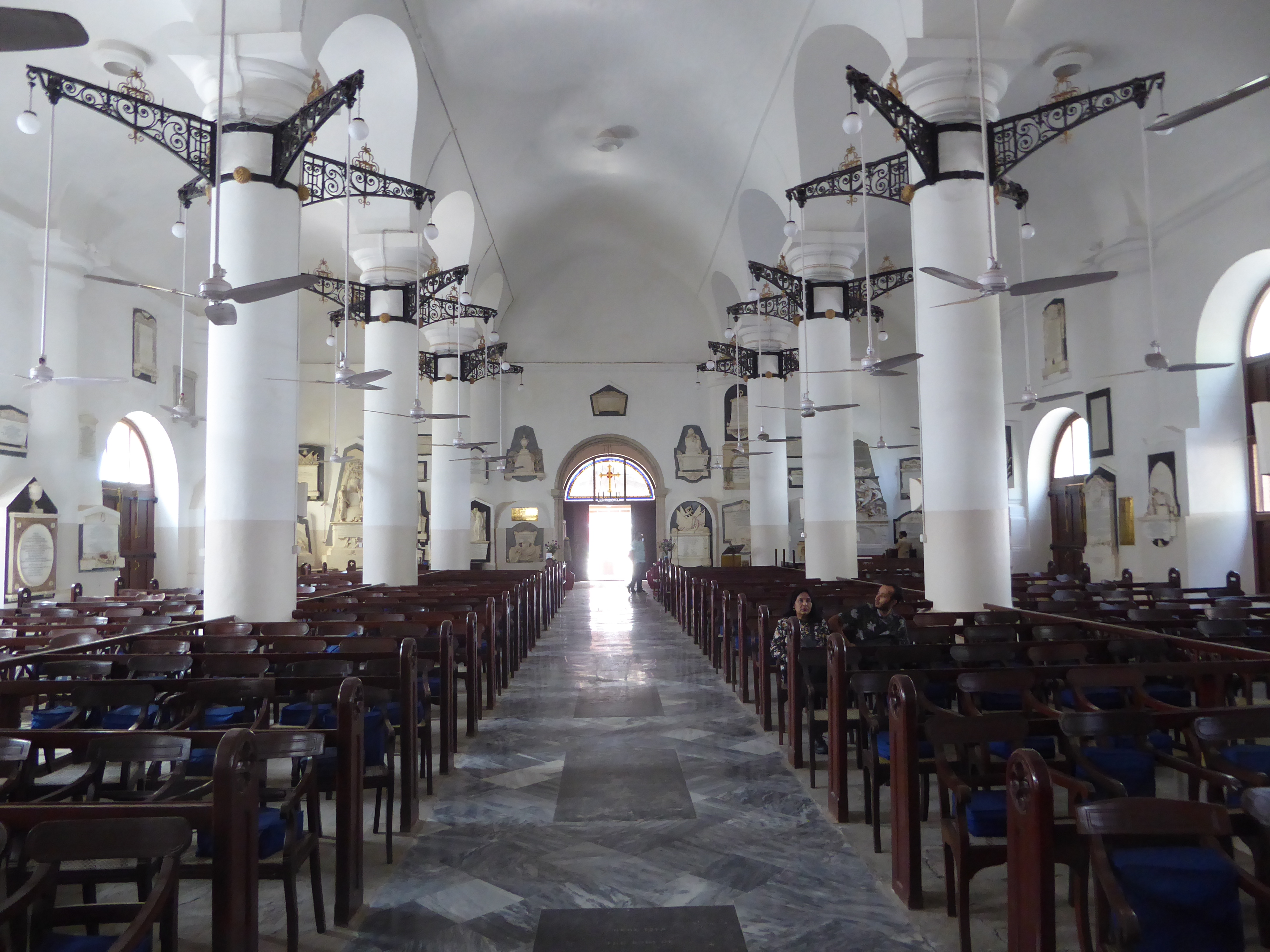 It's venerable enough--consecrated in 1718 and reconsecrated as a cathedral in 1837, after which the tower was added.