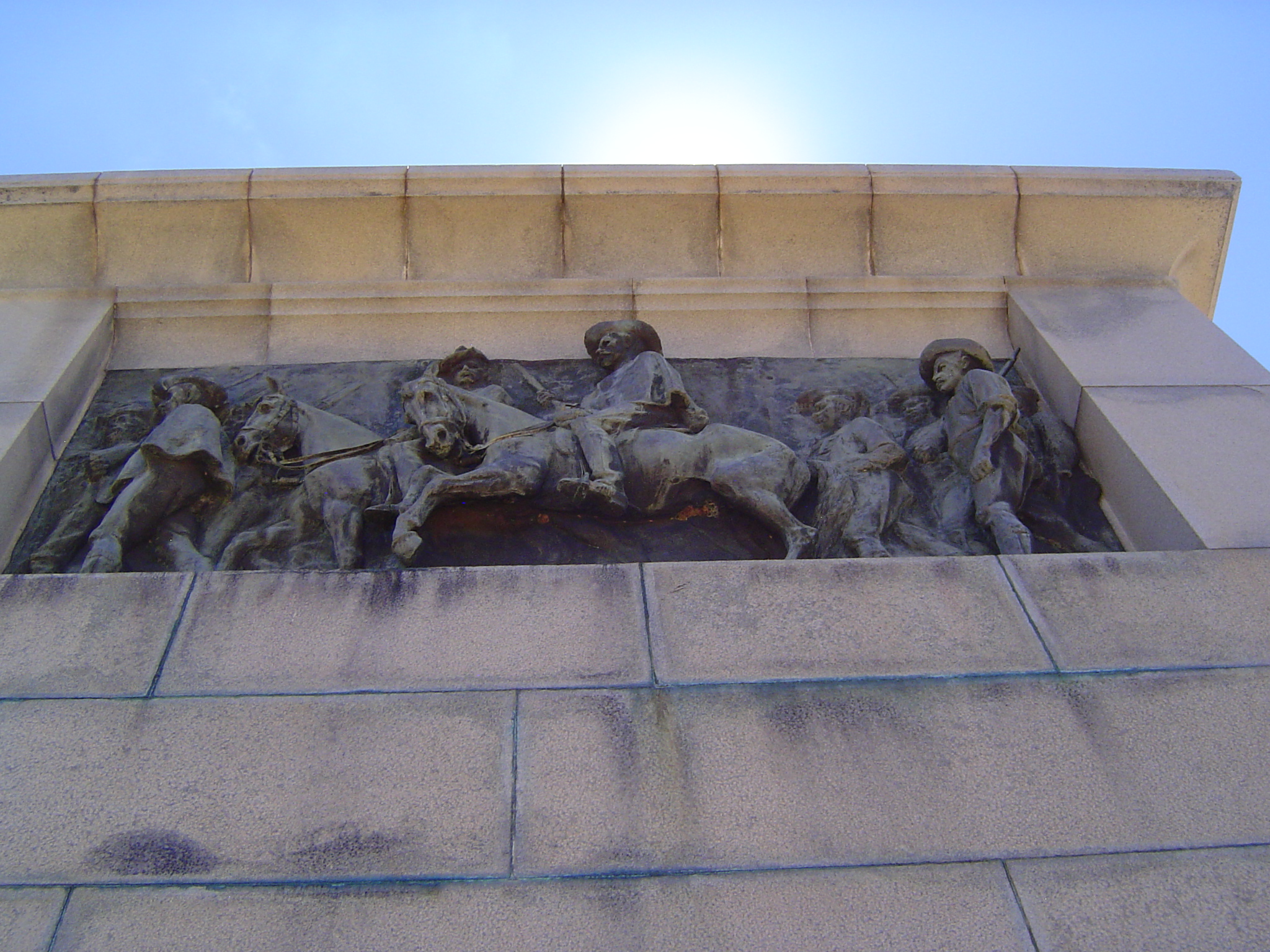 The inscription reads: "To the Enduring memory of Allan Wilson and His Men whose names are herein inscribed and who fell in fight against th