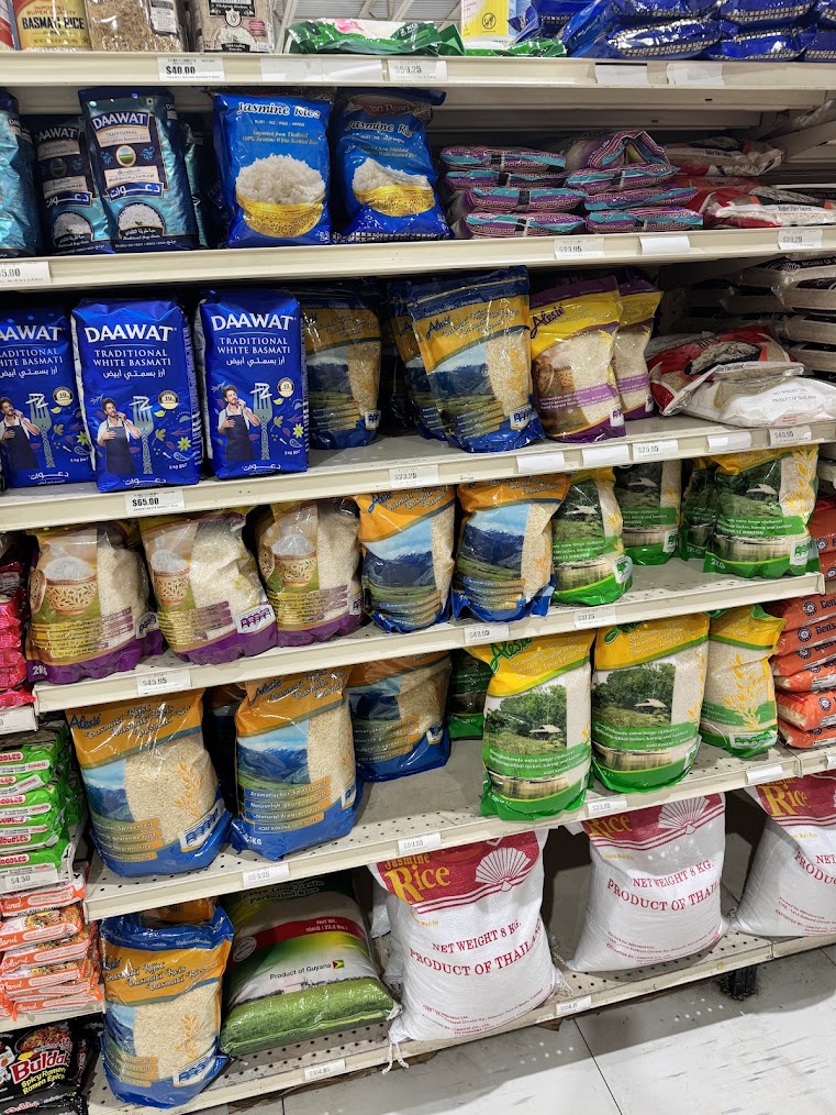 And imported rice.