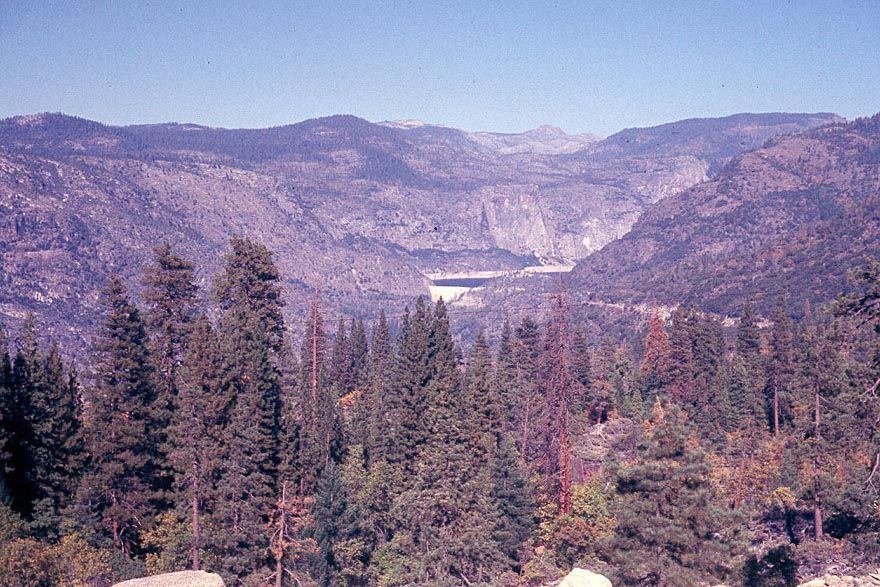 Hetch Hetchy from afar.