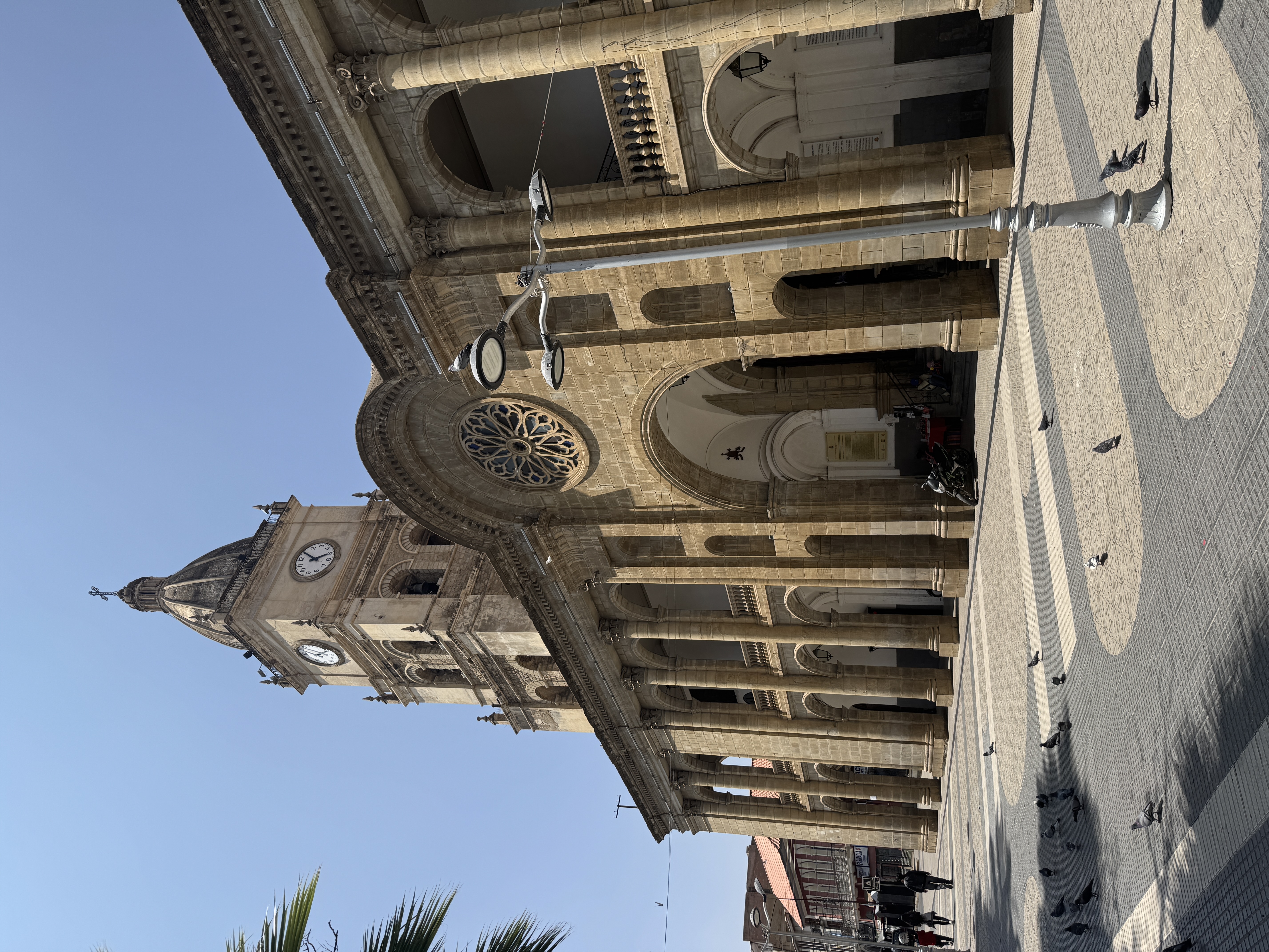 The Patiño house is about a mile and a half north of the old Spanish plaza, with another replacement cathedral, this one from 1735.  Oddly,