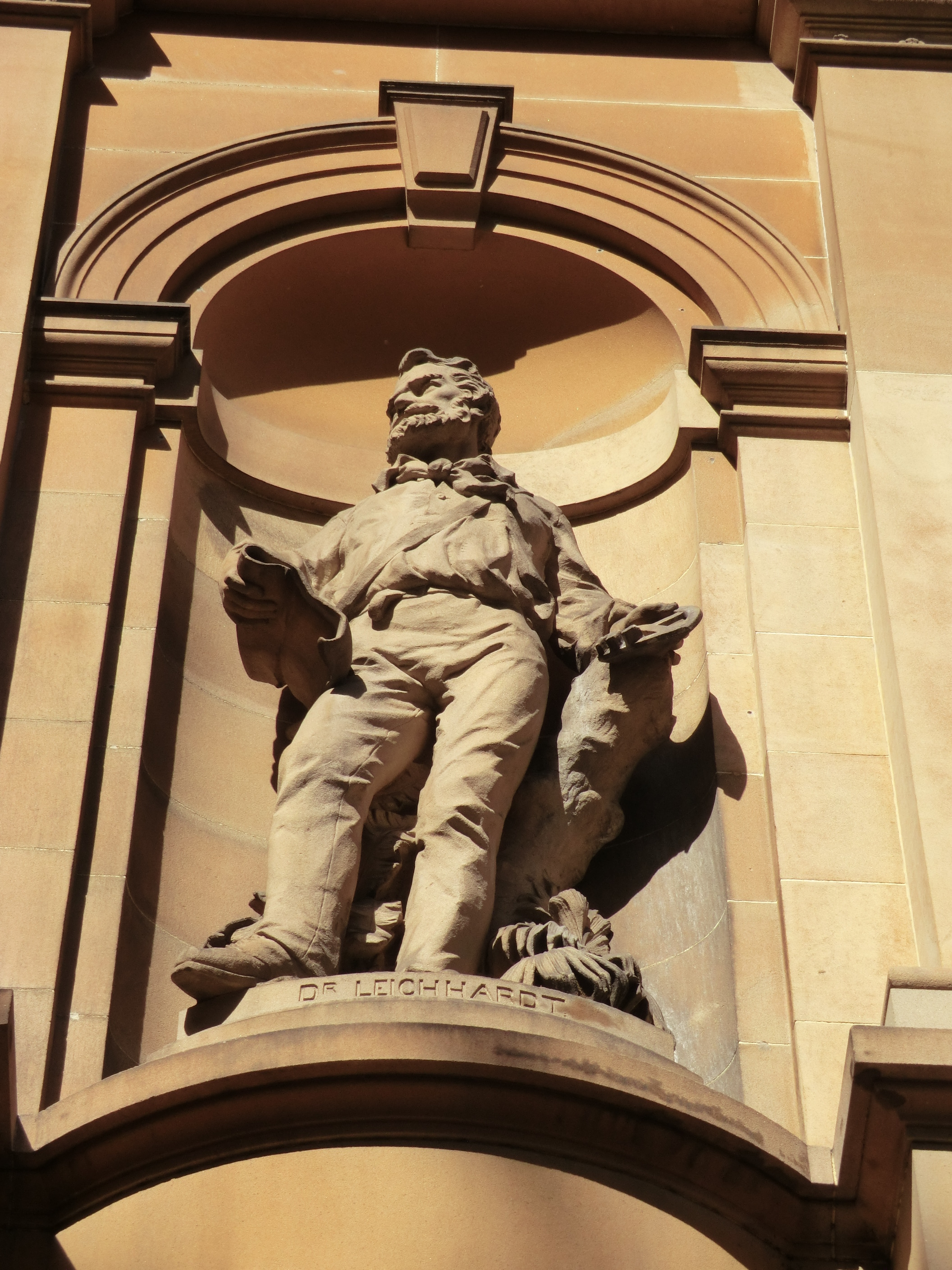 And here's Ludwig Leichhardt, an explorer who disappeared in 1848 while attempting to cross the continent from east to west. He may have die