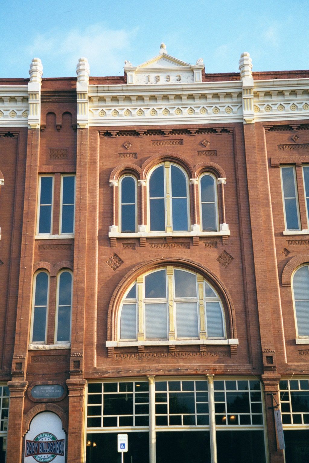 Few buildings exceeded three stories, plus basement.