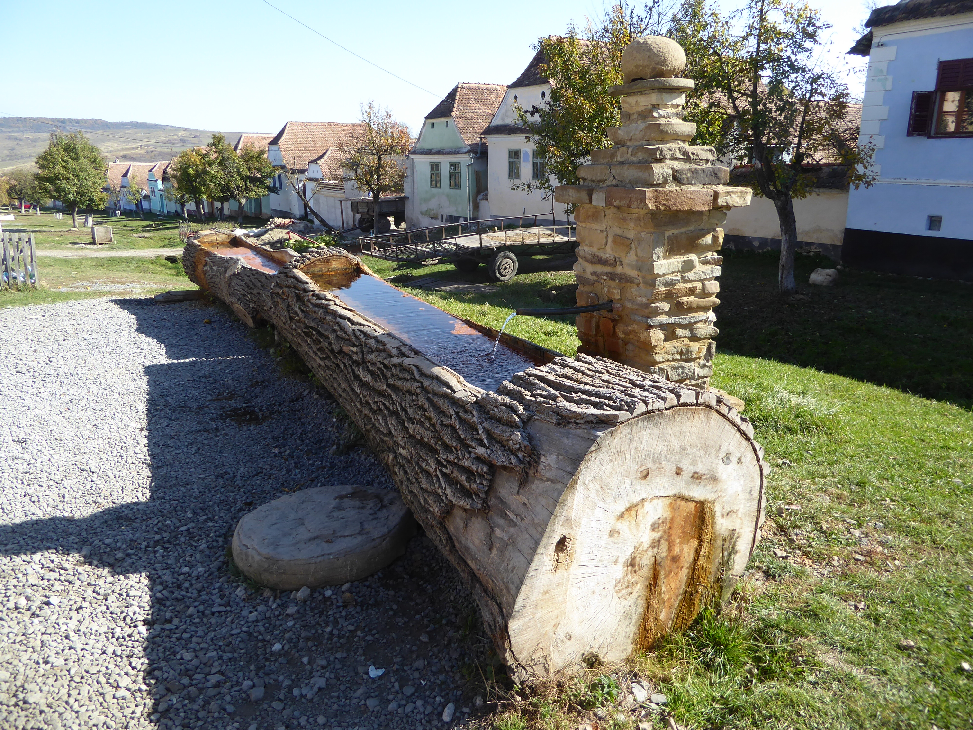 A horse trough.