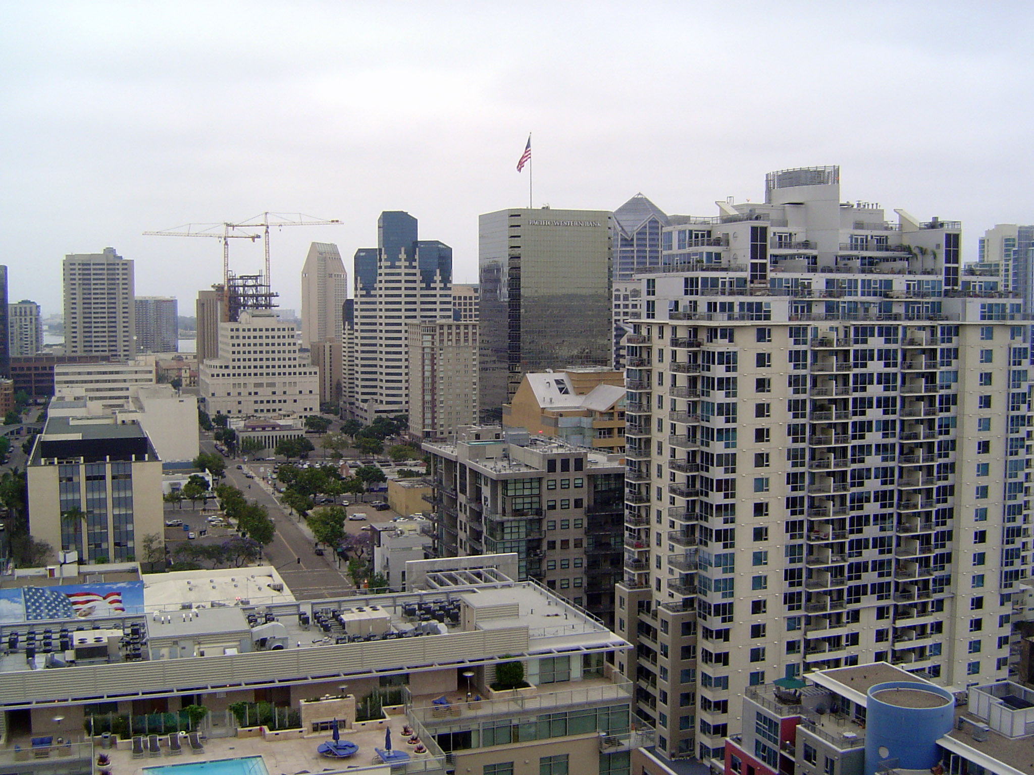 All this renewal is odd in the sense that the new buildings replaced ones that weren't very old.