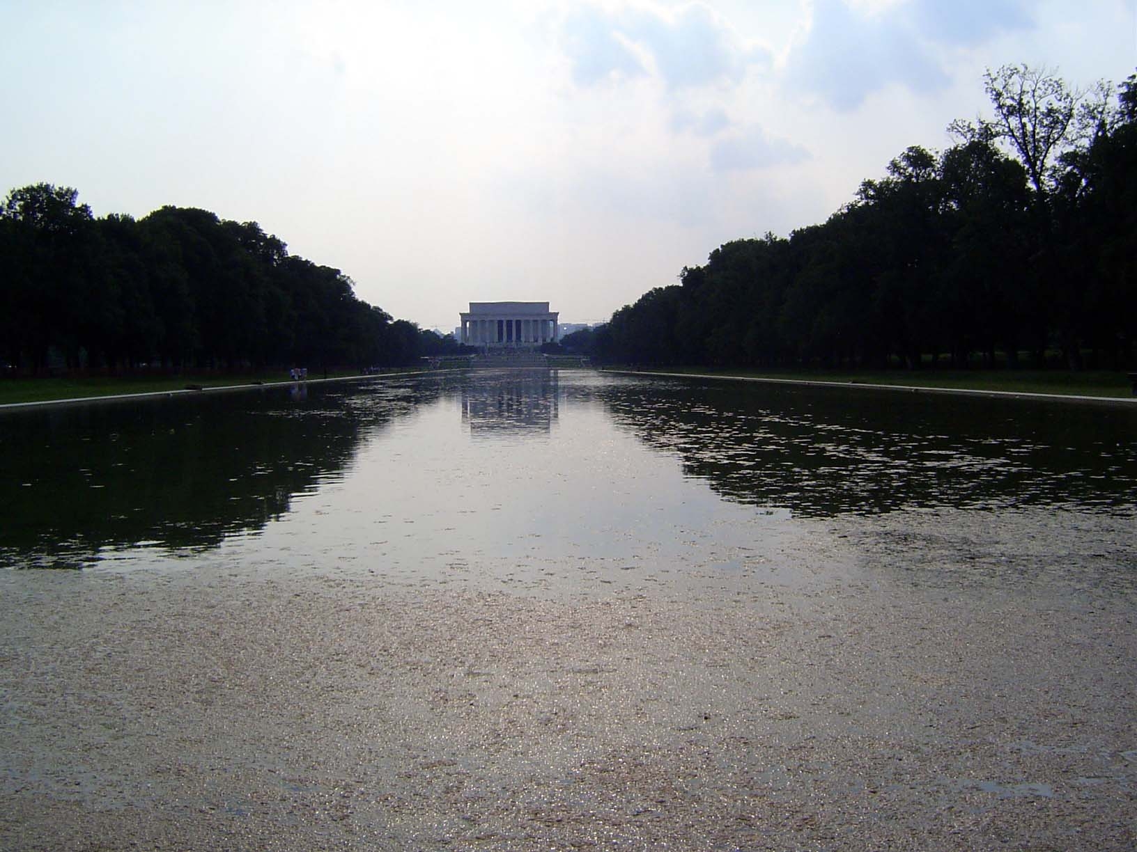 We could begin with the Lincoln Memorial and the Reflecting Pool—the City Monumental.