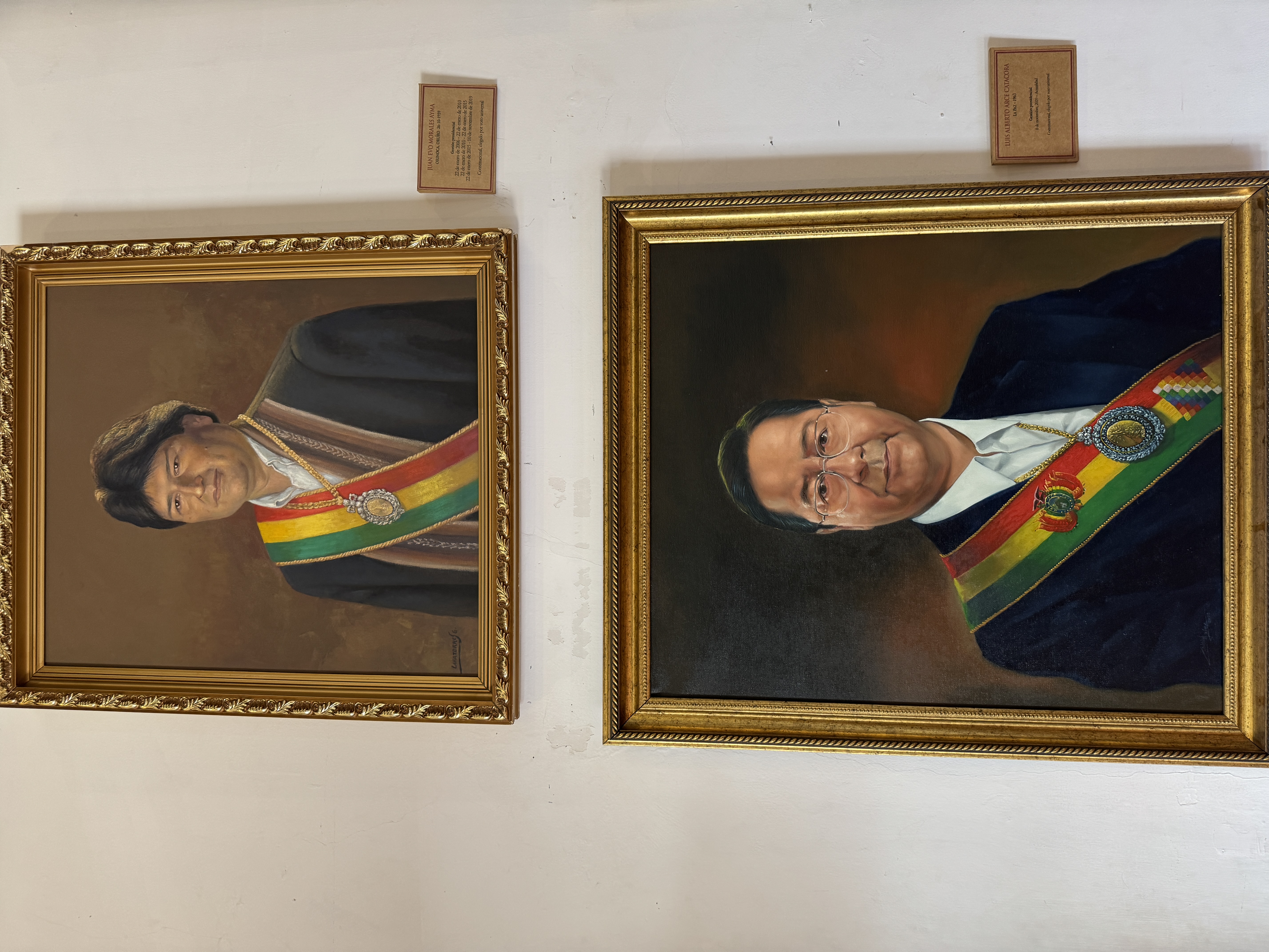 The most recent office holders.