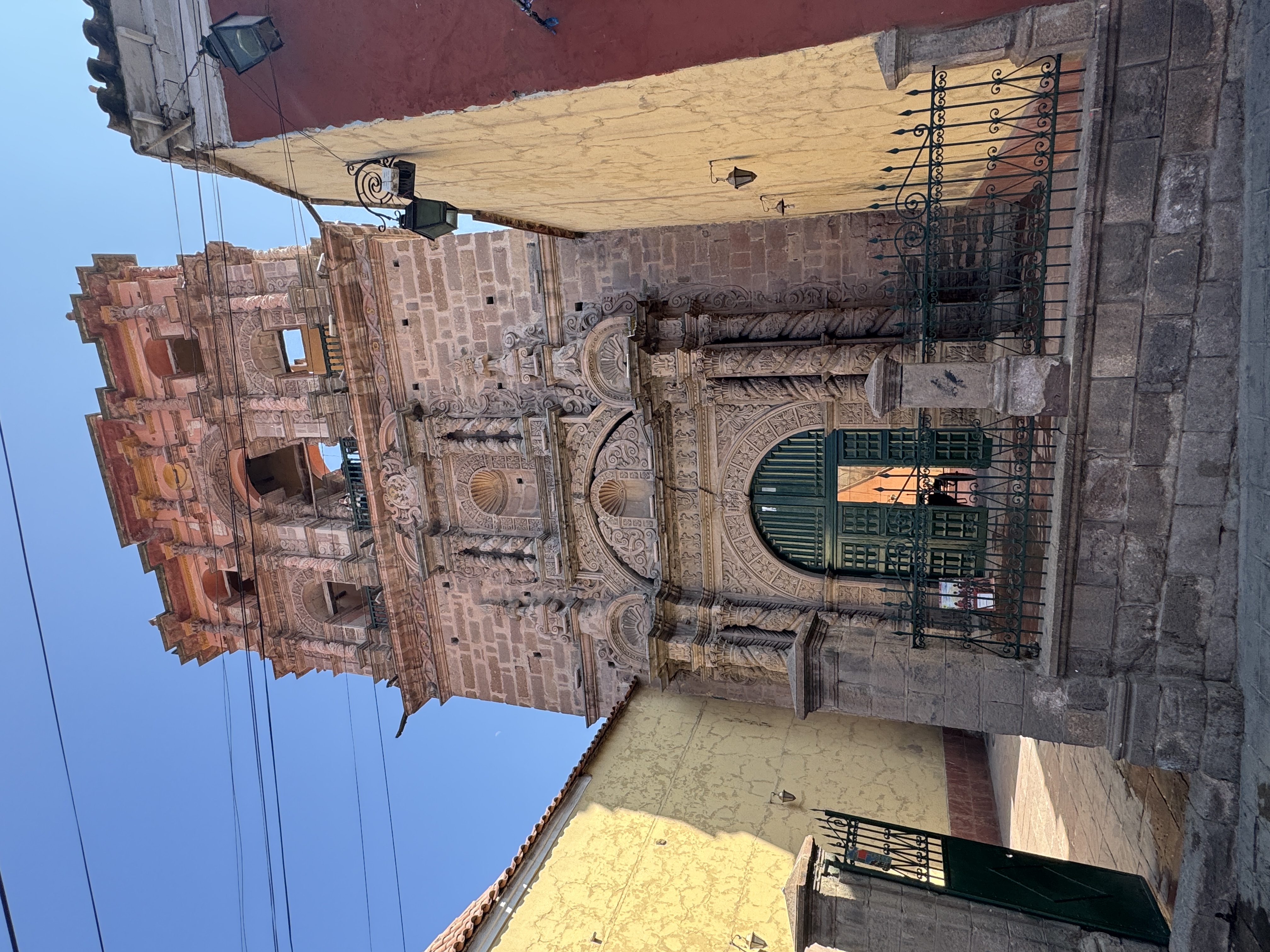 Here's another relic.  It's the surviving tower of a Jesuit church, noteworthy because you can climb up.