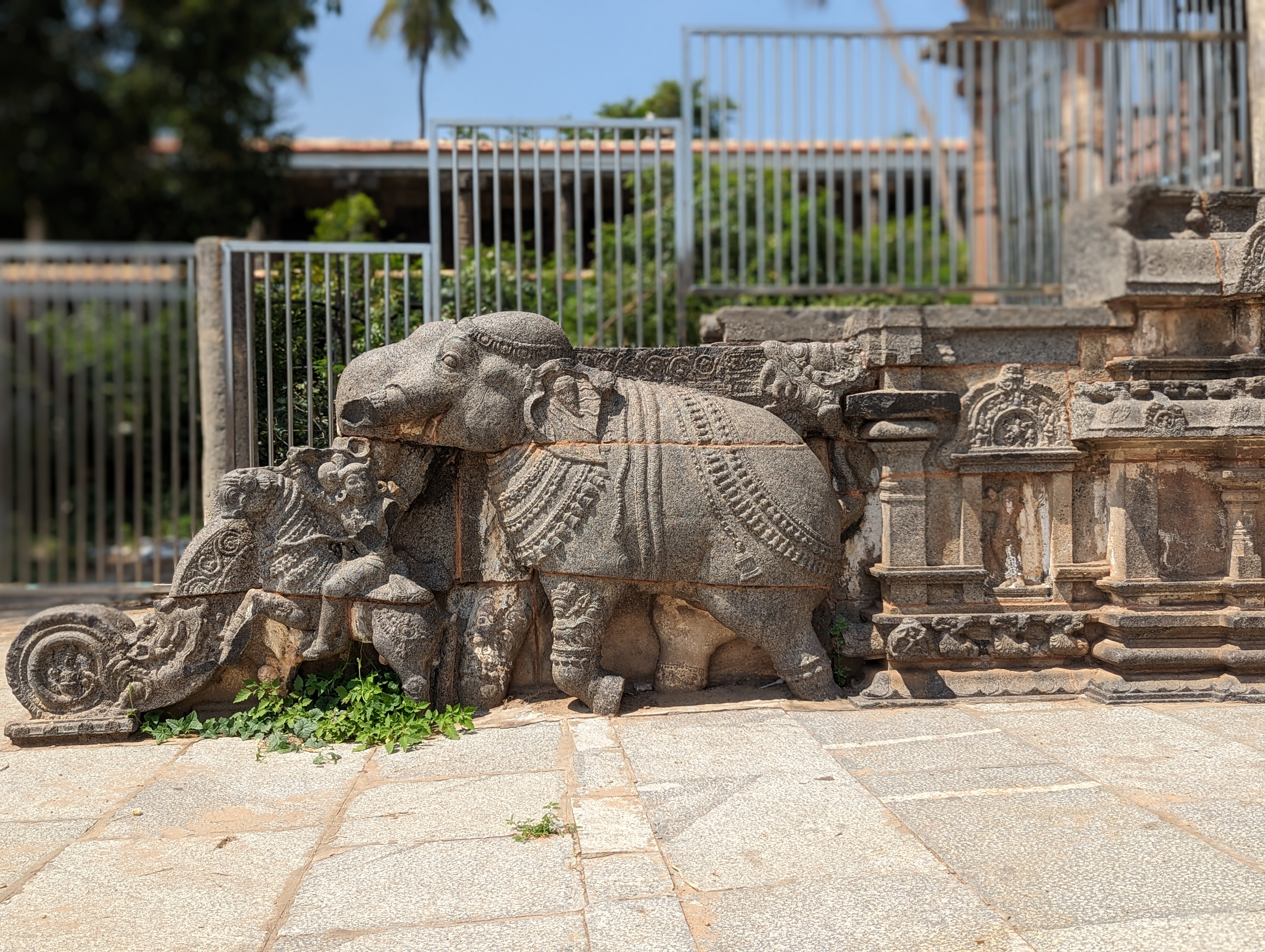 Two subsidiary shrines at the northwest corner of the complex are probably tthe oldest and most attractive bits of all.  Here, for example,
