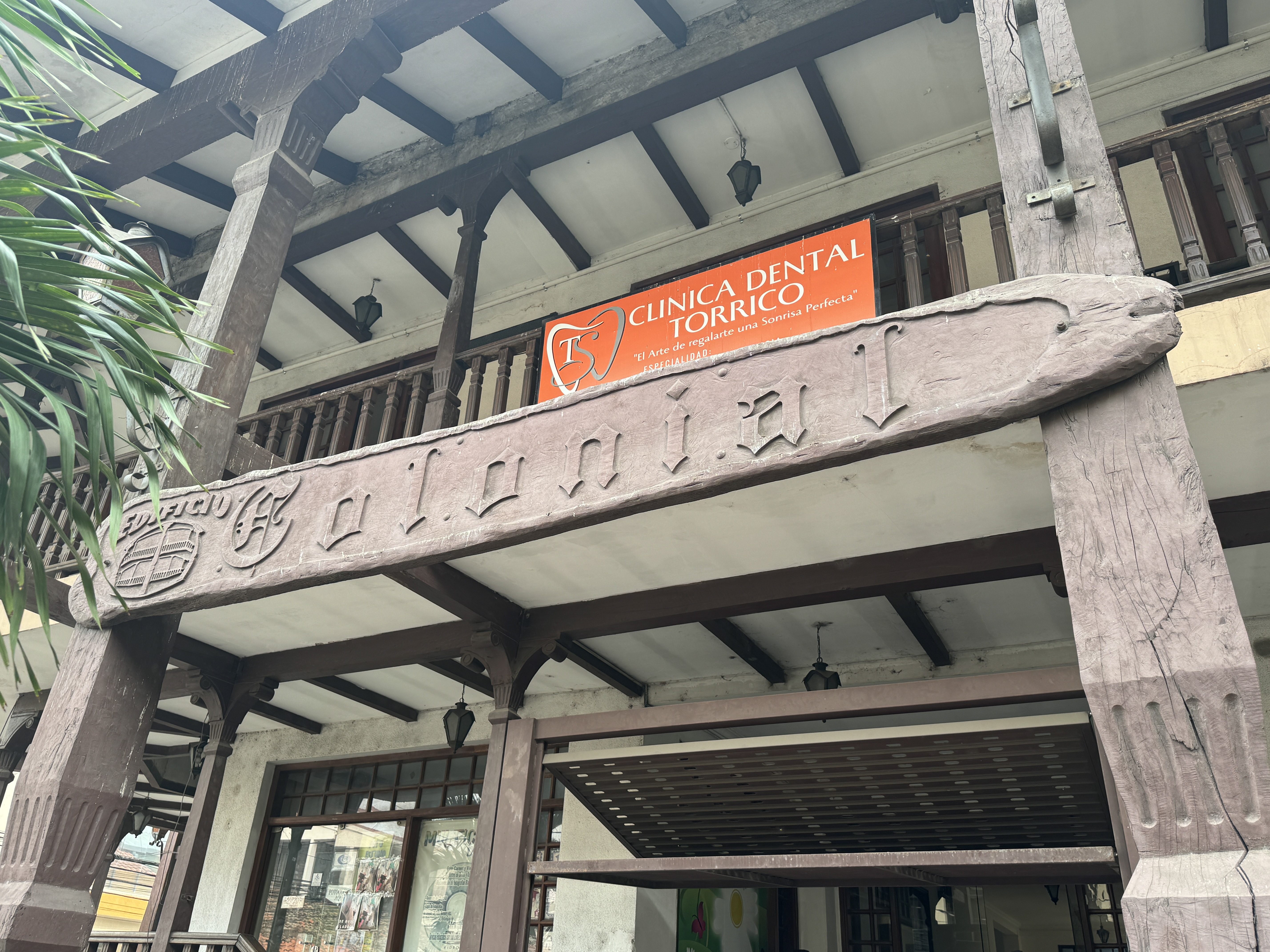 For the owner of this building, the word "colonial" didn't trigger fury and contempt.