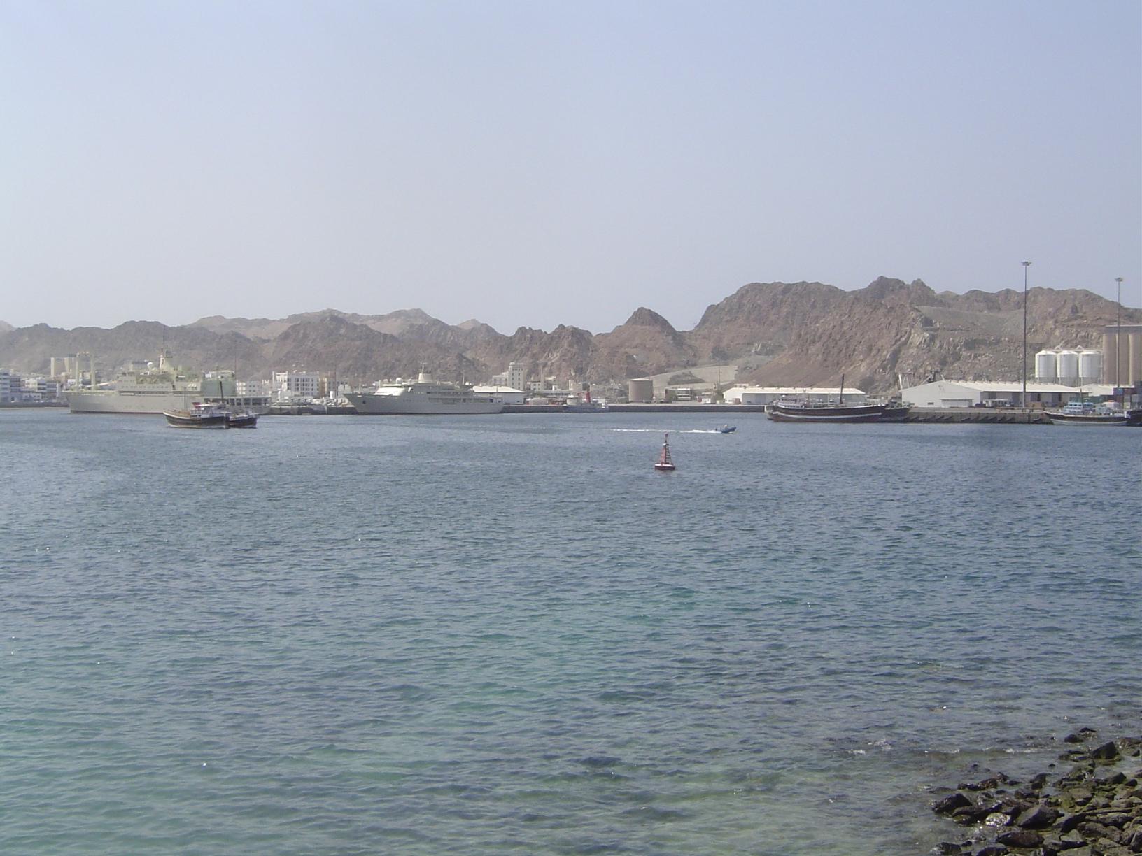 Muttrah waterfront by day.