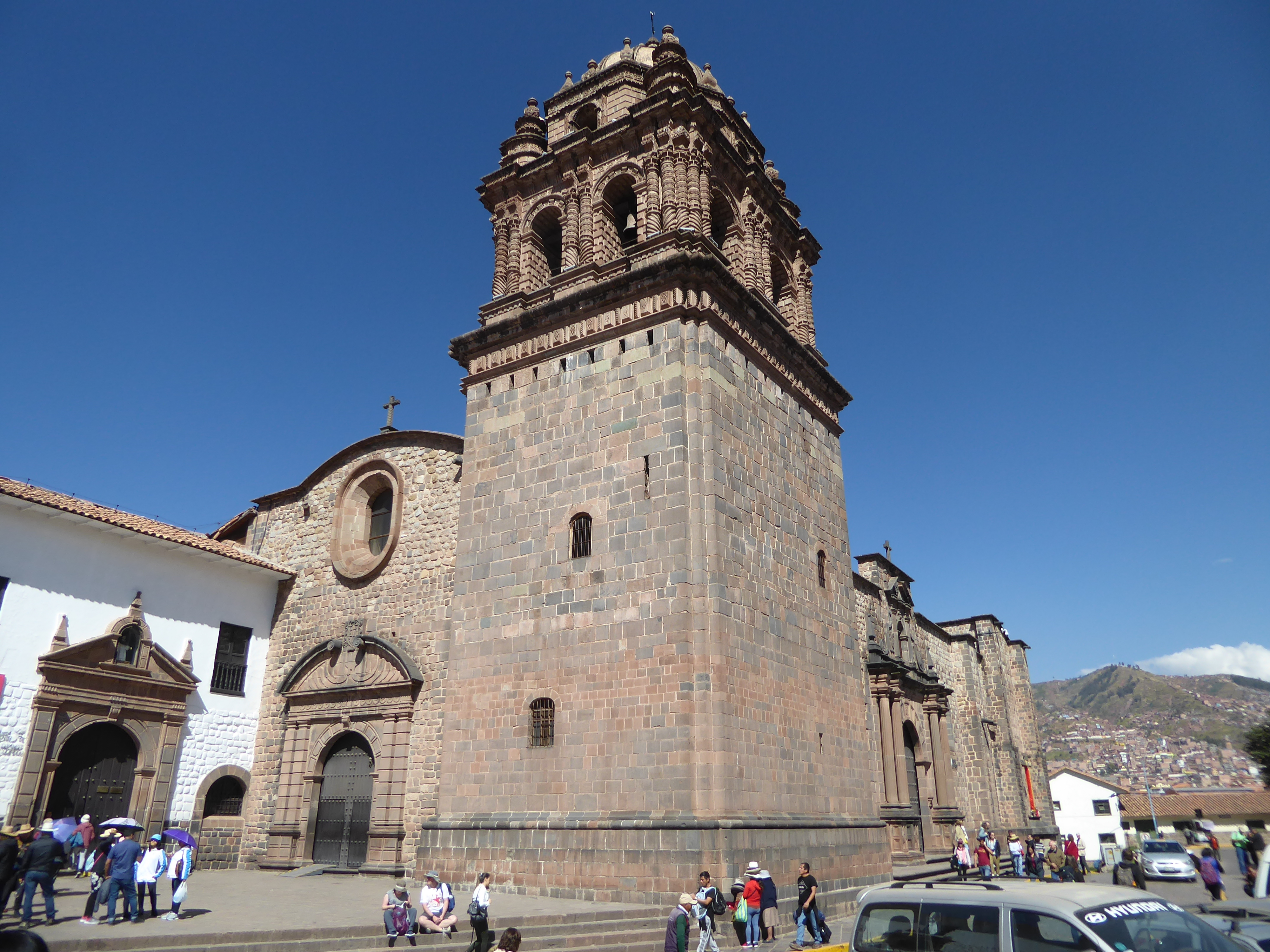 There's no more famous symbol of that contest than this, the church and convent of San Domingo, built a few blocks away atop the most import