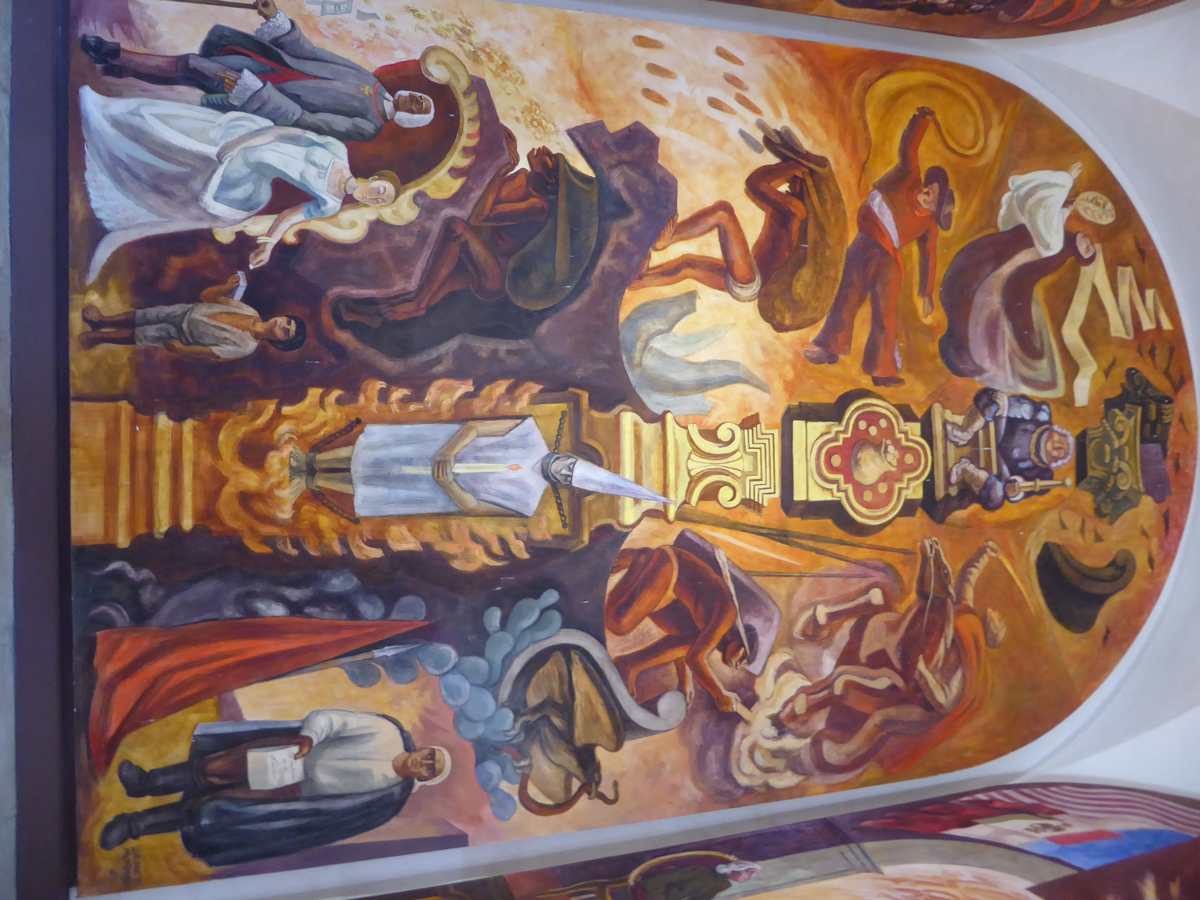 An iconography would be handy, though parts are self-explanatory and raise questions about how Morada's work would be seen today by even the