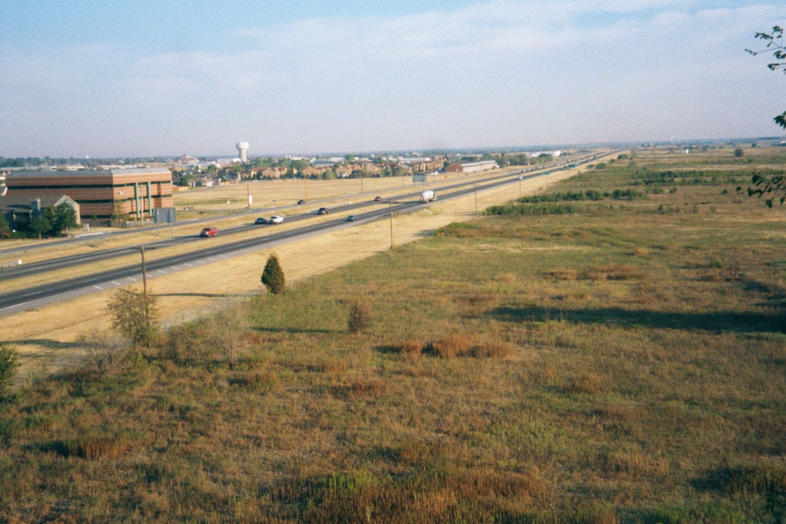 An industrial park in the offing. The land on the right was part of a World War II naval-air station. It's taken a long, long time to get pe