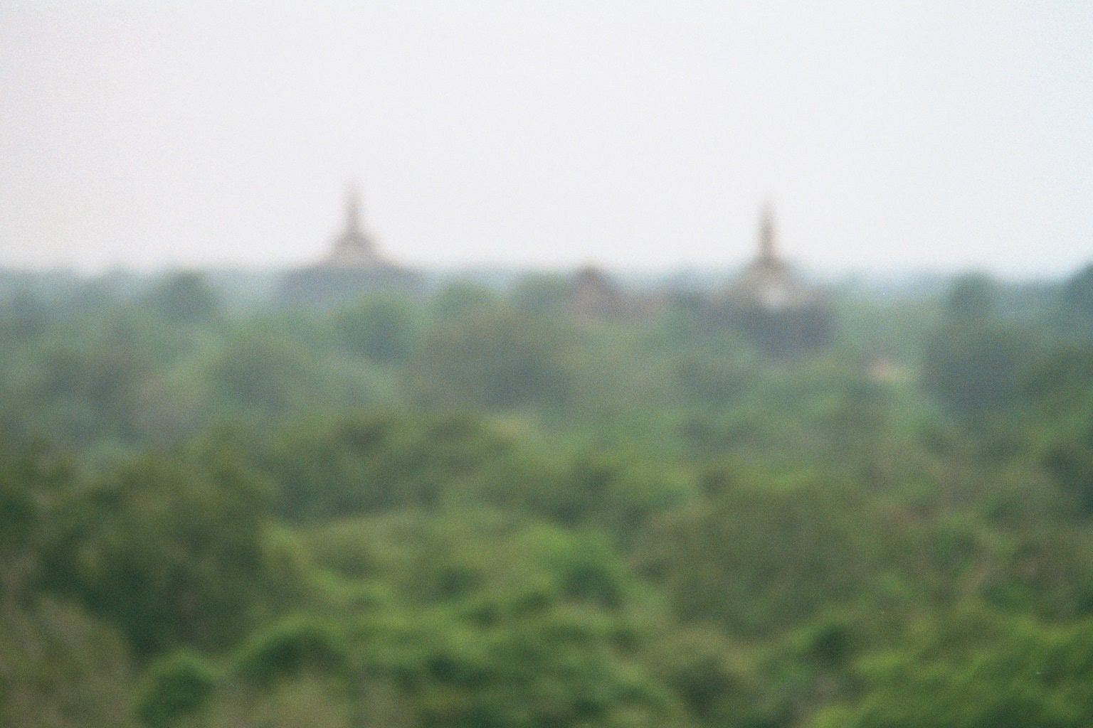 Using prisoners of war, the Sinhalese attempted to build a dagoba three times higher than anything else in Polonnaruwa. They got the mass bu