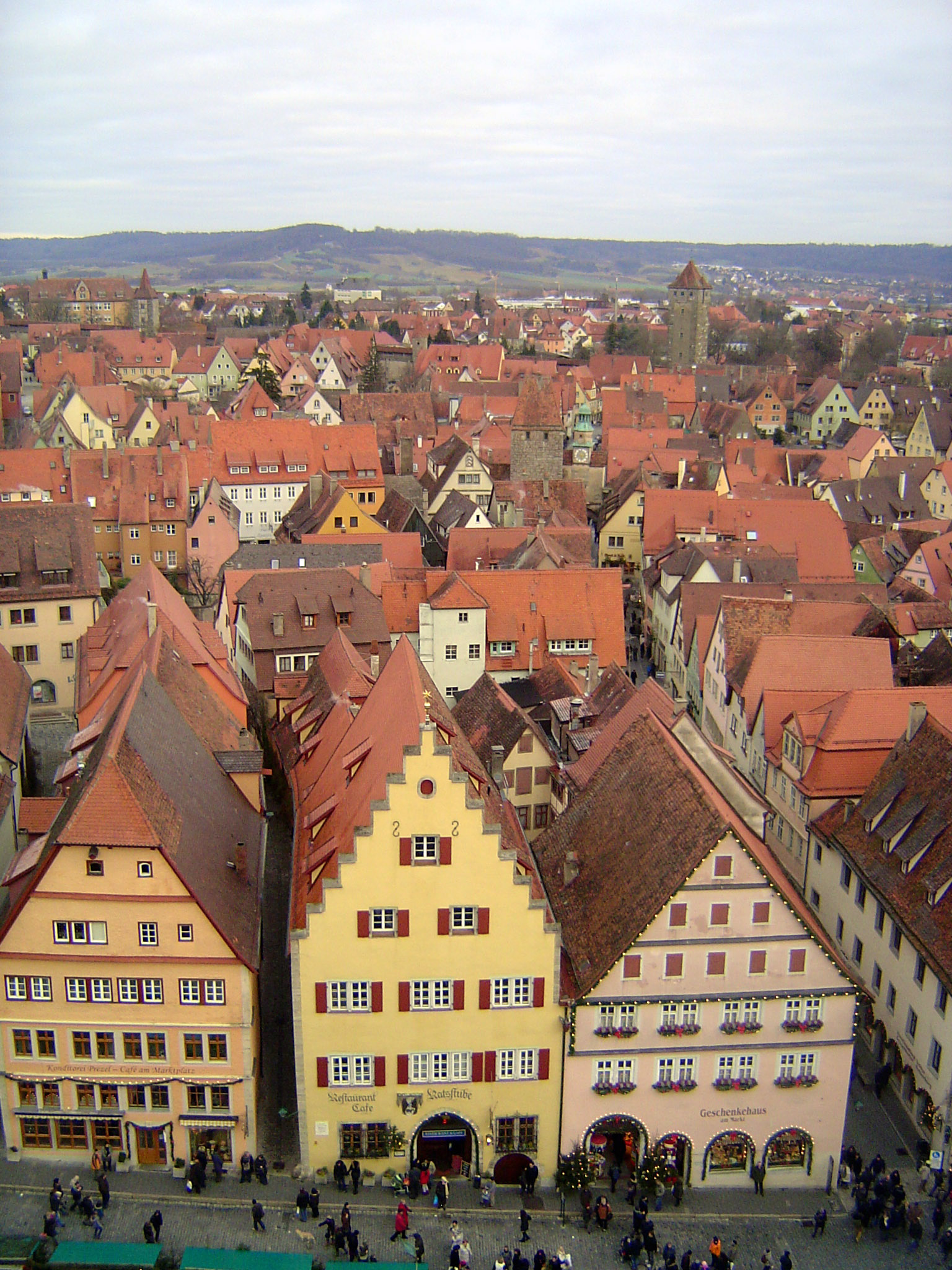 Wassily Kandinsky was here in 1901 and later wrote: "Following some good advice I visited Rothenburg...I felt as if some magic power had tra