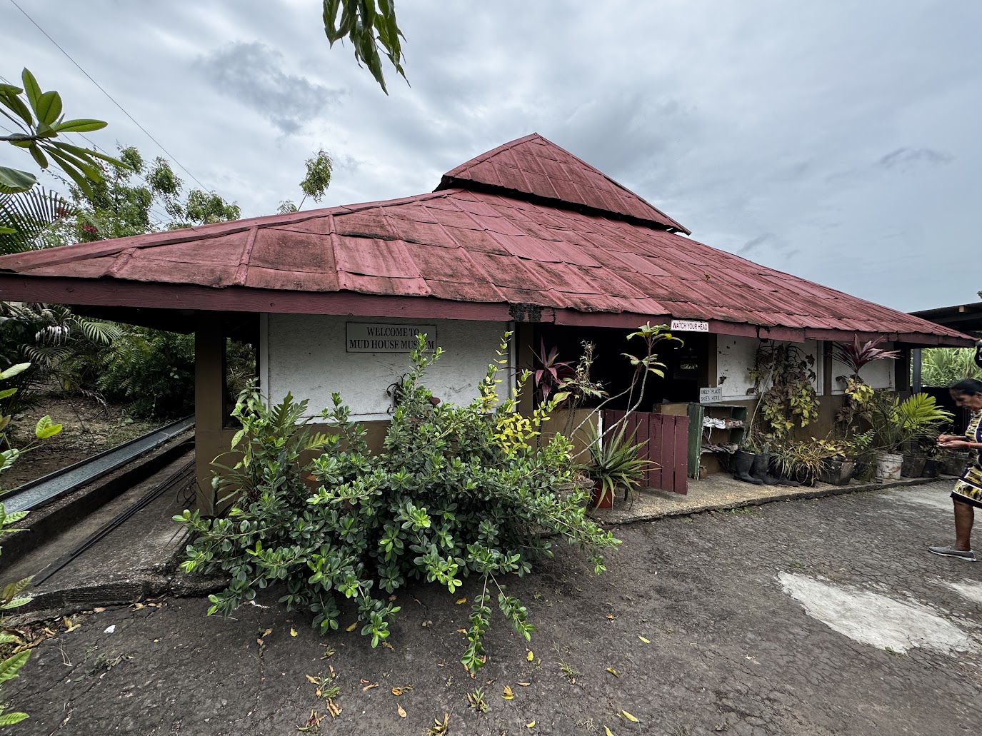 The Mud House Museum, remnant of a cocoa plantation at Avoca.