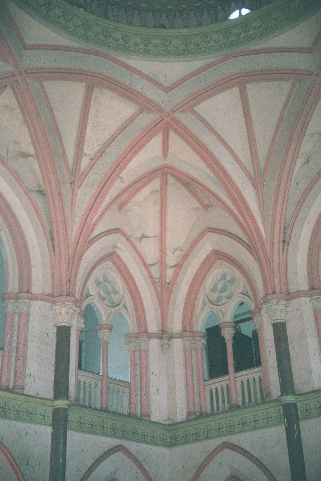 The interior, now in colors that would send Stevens to his cardiologist.