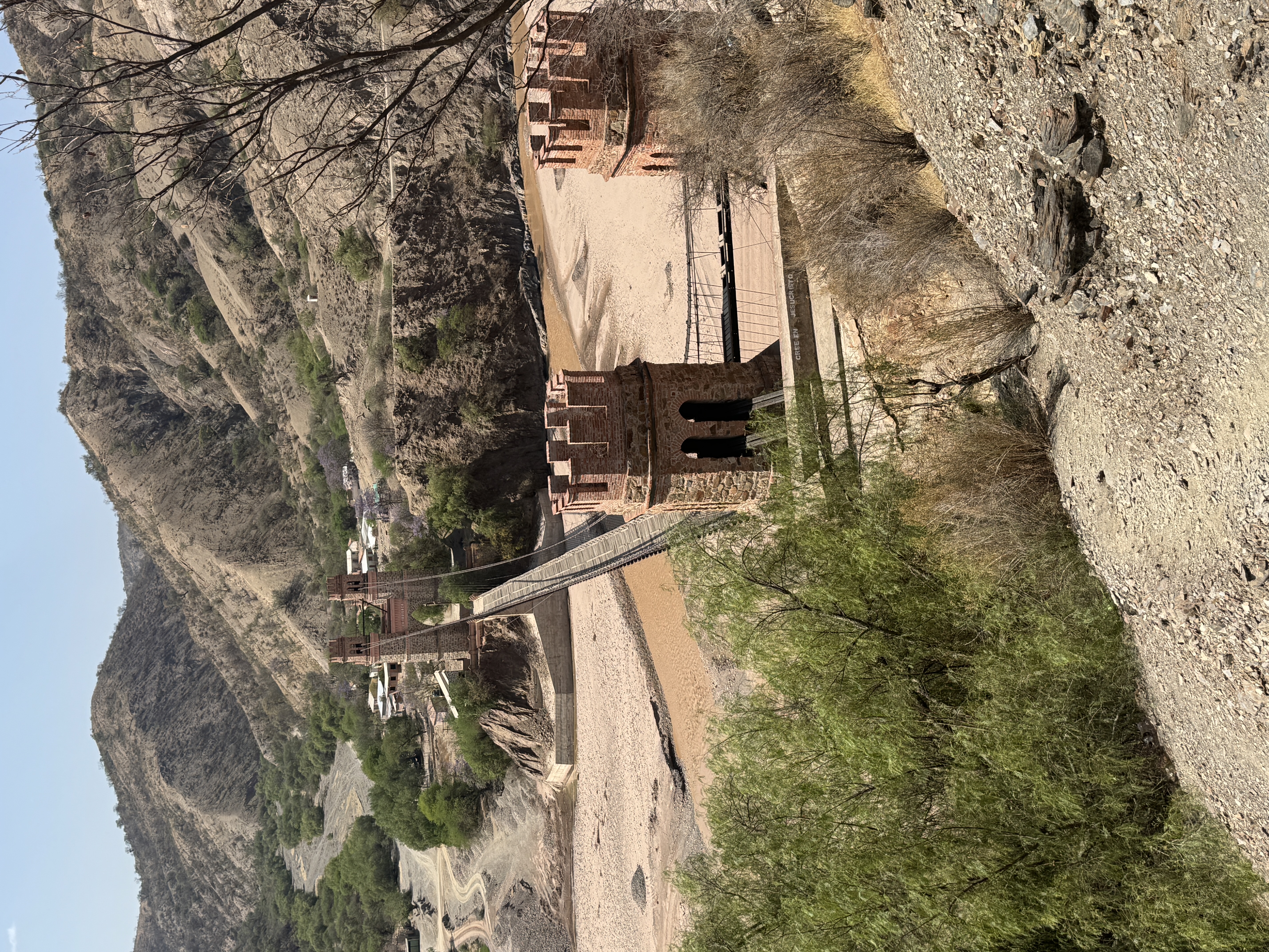 In the 1890s, a suspension bridge was built to ease the journey.  Not sure when it was superseded.