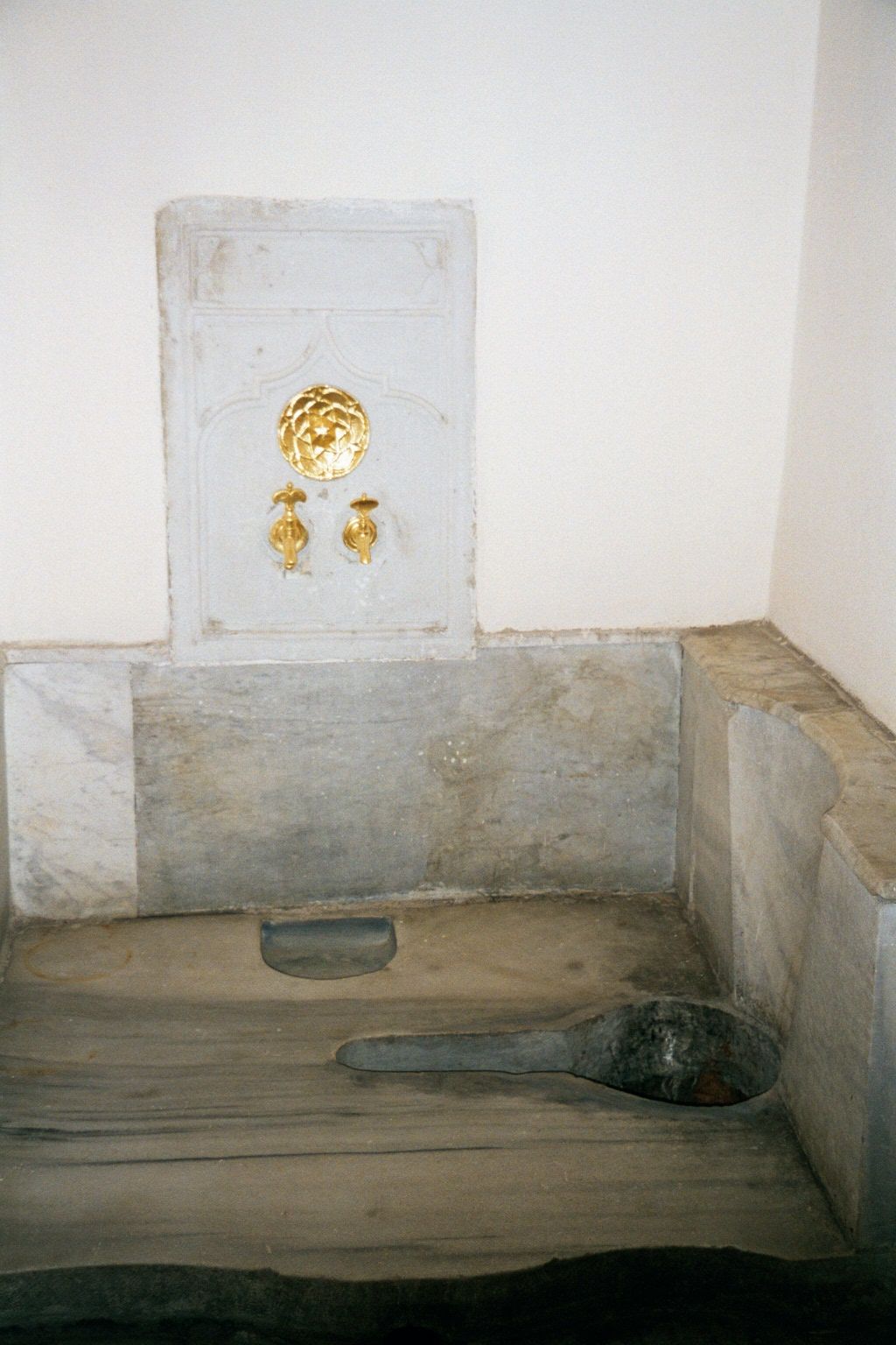Toilets were installed, too.